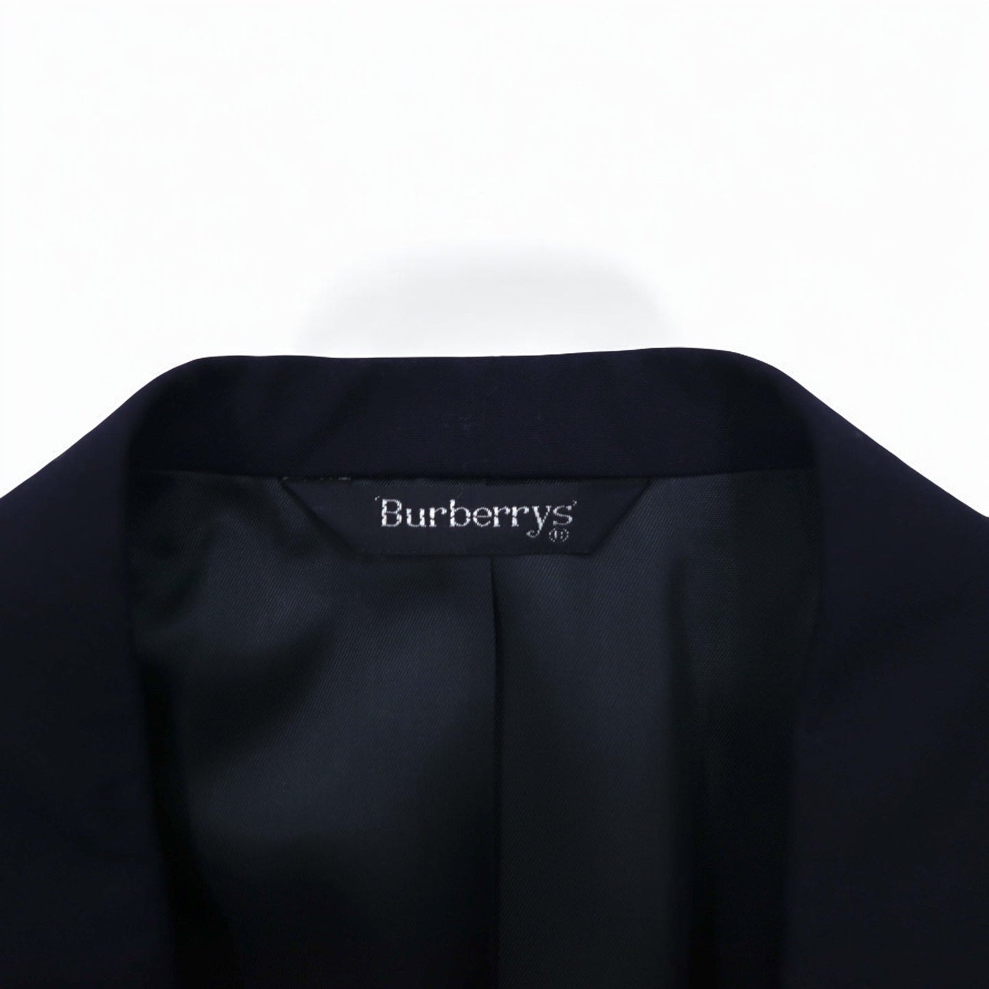 Burberrys USA製 オールド ダブル テーラードジャケット ブレザー 紺ブレ L ネイビー ウール SUPER 100's ギャバン ACTWUタグ 金ボタン ピークドラベル