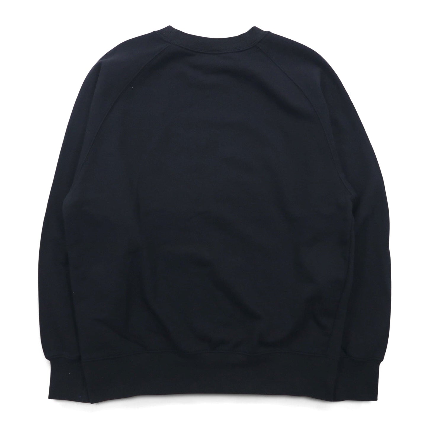 NIKE AIR フレンチテリー クルーネック スウェット M ブラック コットン スウォッシュ