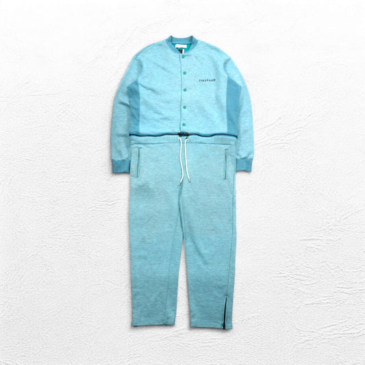 FACETASM オールインワン ツナギ スウェット パンツ ジャンプスーツ XL ブルー コットン RB-PT-U06