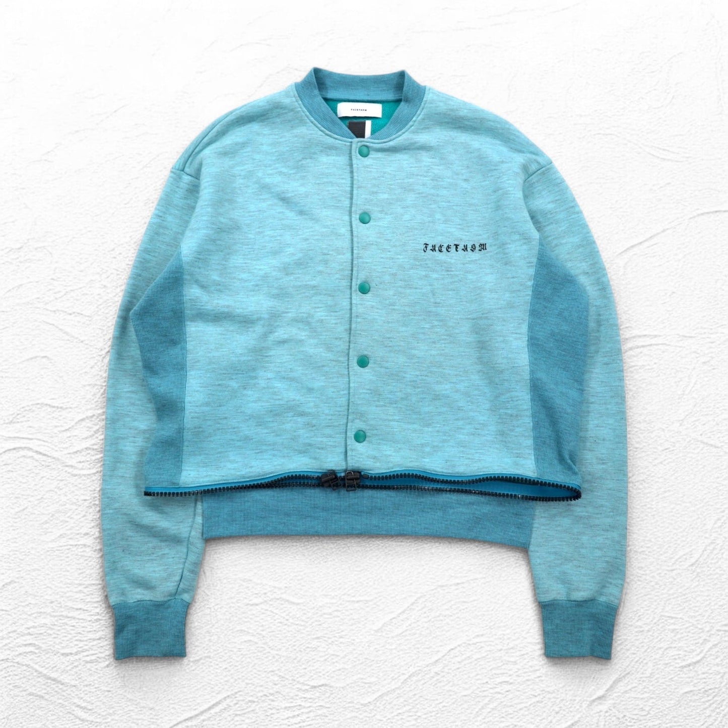 FACETASM オールインワン ツナギ スウェット パンツ ジャンプスーツ XL ブルー コットン RB-PT-U06