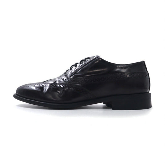 NUNN BUSH 90年代 ウイングチップ フルブローグ ドレスシューズ 26cm ブラウン レザー メダリオン 83299 05