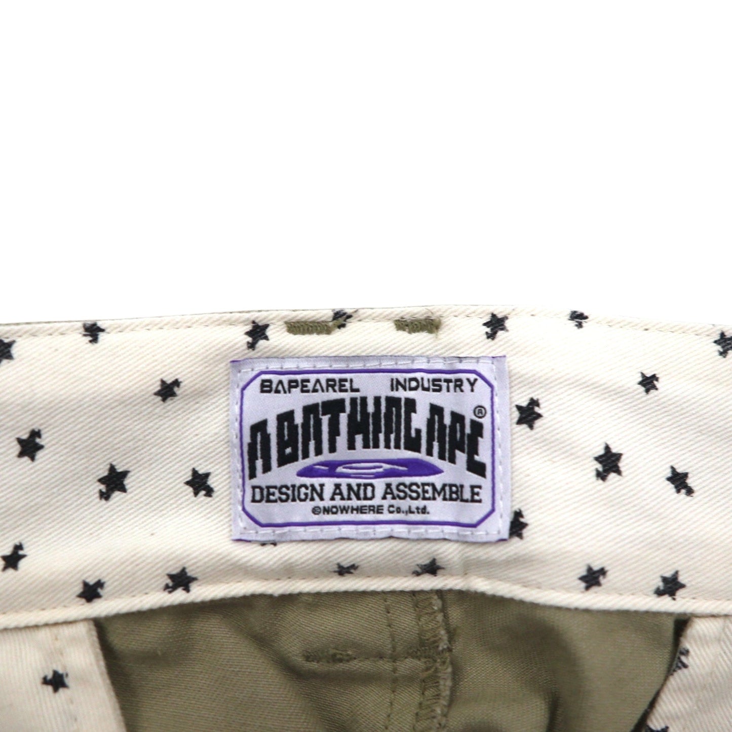 A BATHING APE × Dickies USA製 ワークパンツ チノパンツ M ベージュ TALONジップ 001PT9631915