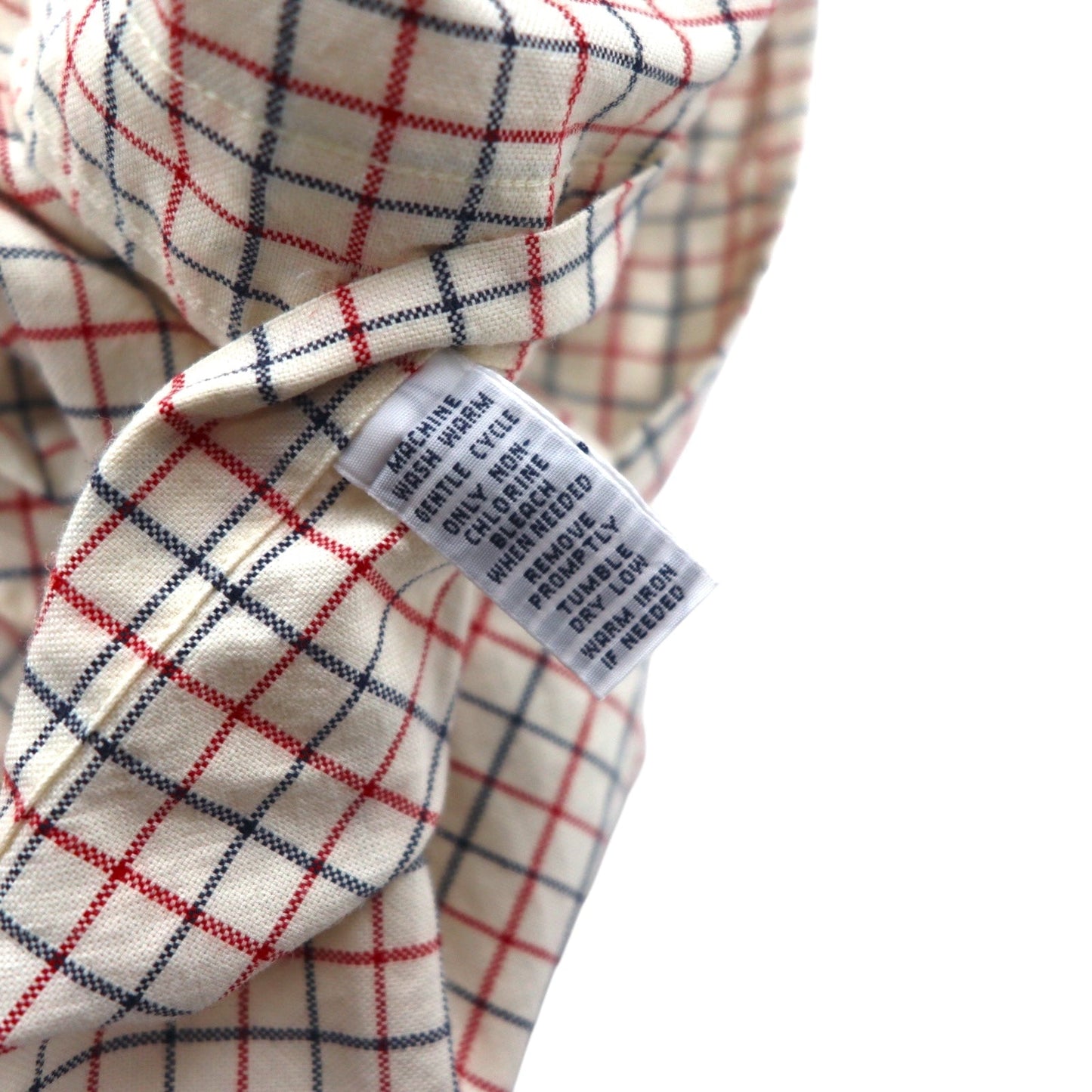 Ralph Lauren 90年代 ビッグサイズ クラシックフィット ボタンダウンシャツ 2XL BIG ホワイト ウィンドペンチェック コットン スモールポニー刺繍