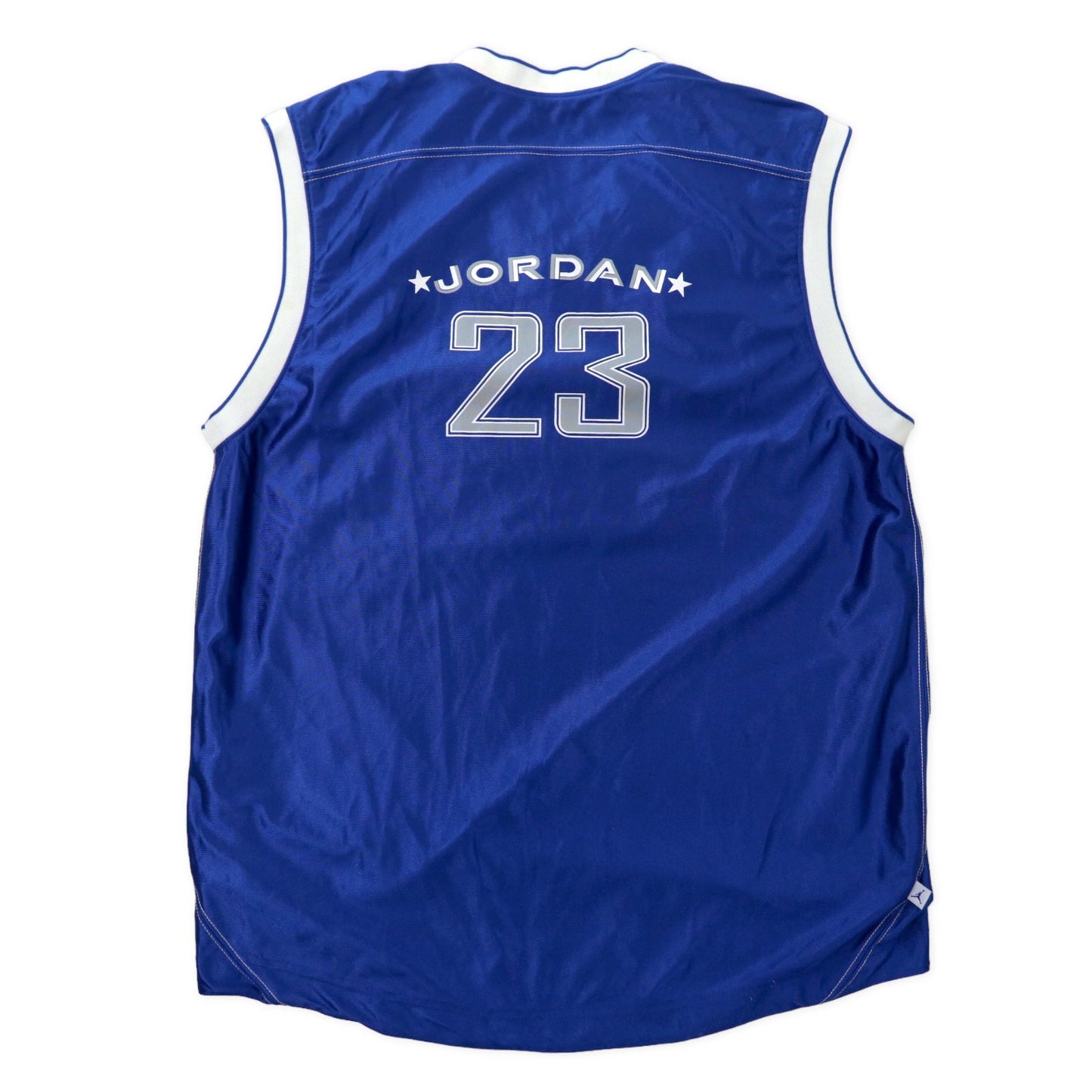 JORDAN BRAND ( NIKE ) リバーシブル ゲームシャツ バスケ タンクトップ XL ブルー グレー ポリエステル ナンバリング 23 エアジョーダン