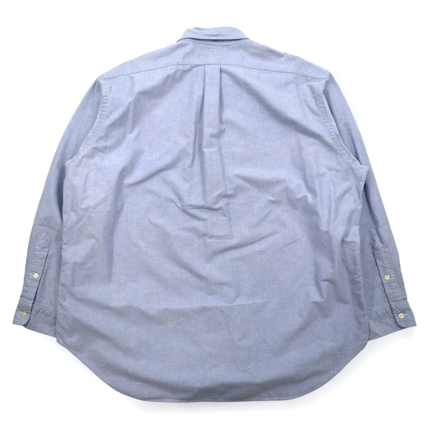 Ralph Lauren 90年代 ビッグサイズ オックスフォード ボタンダウンシャツ XL ブルー コットン BLAKE スモールポニー刺繍