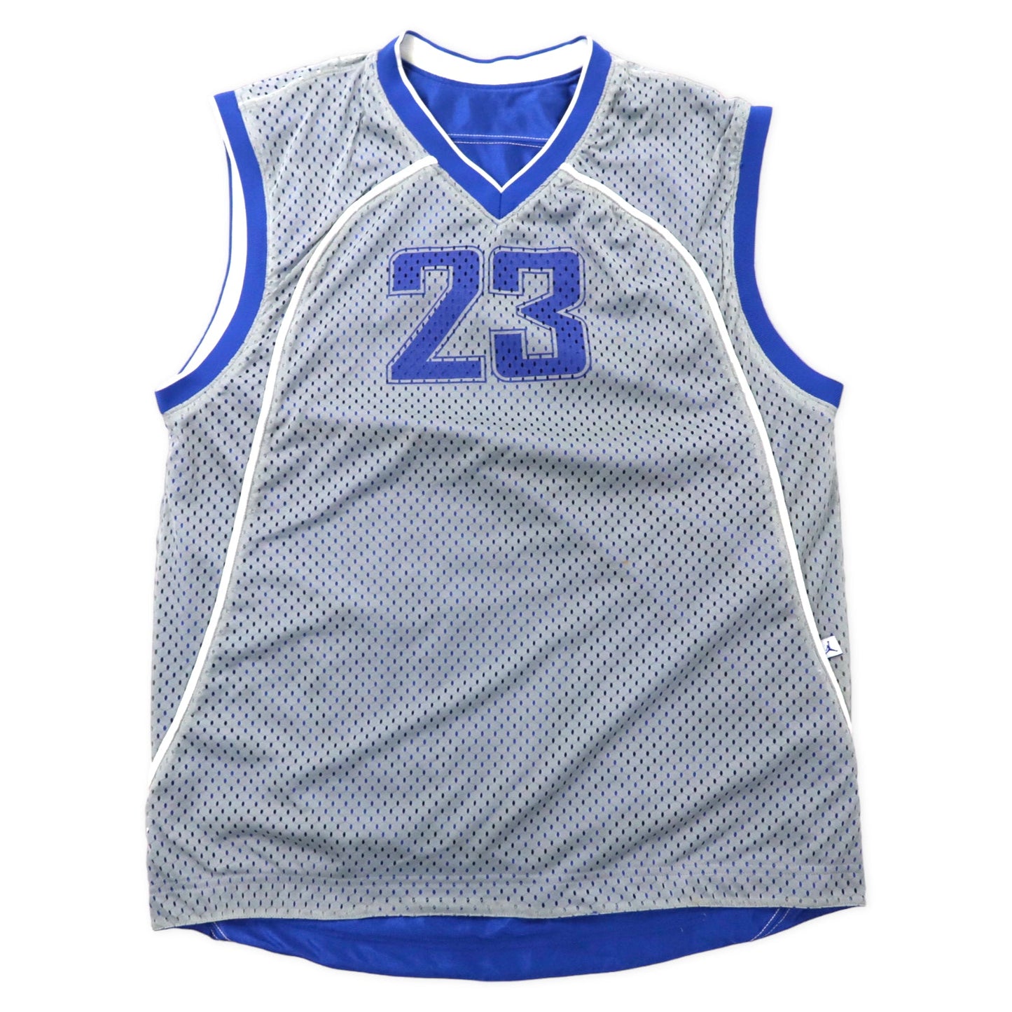 JORDAN BRAND ( NIKE ) リバーシブル ゲームシャツ バスケ タンクトップ XL ブルー グレー ポリエステル ナンバリング 23 エアジョーダン