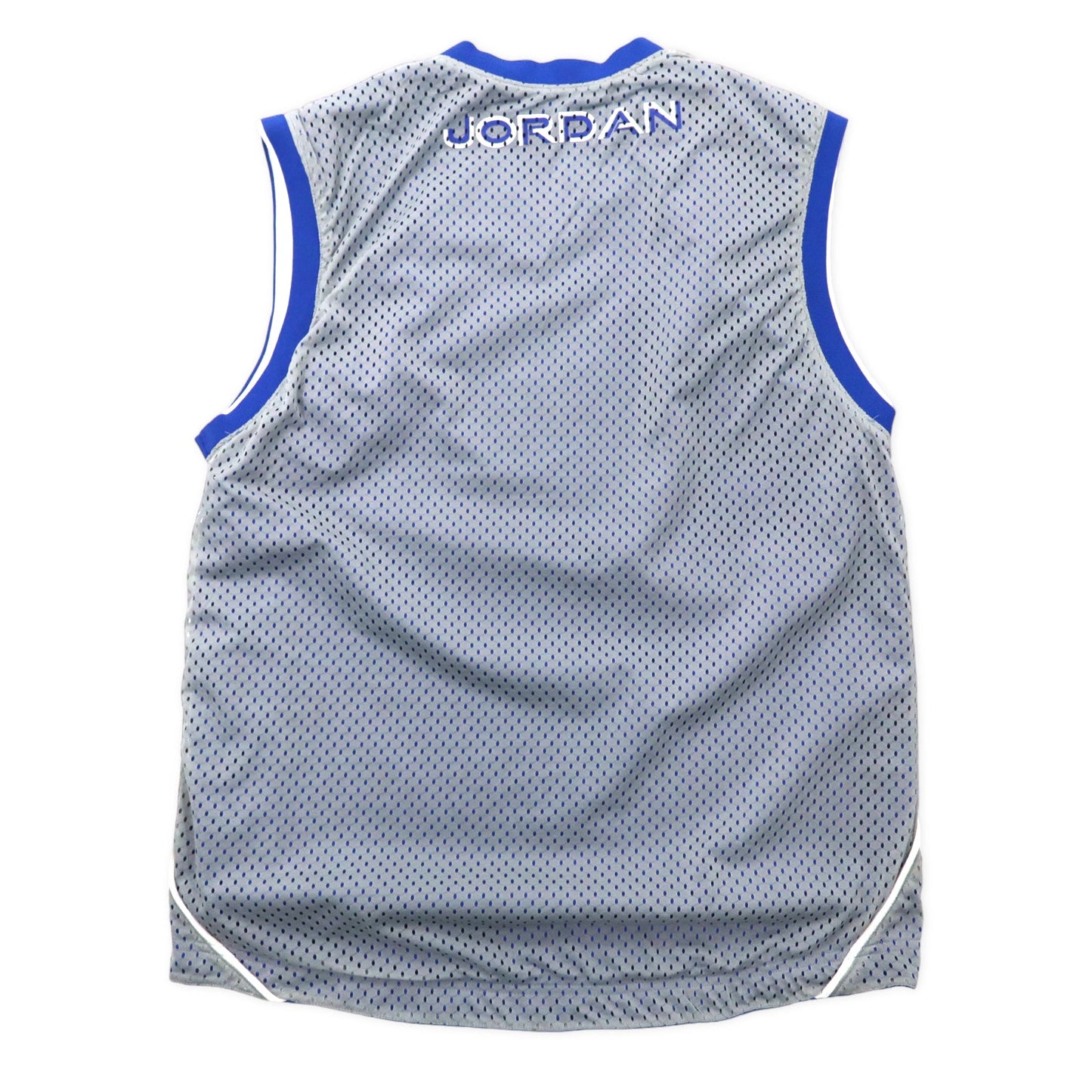 JORDAN BRAND ( NIKE ) リバーシブル ゲームシャツ バスケ タンクトップ XL ブルー グレー ポリエステル ナンバリング 23 エアジョーダン