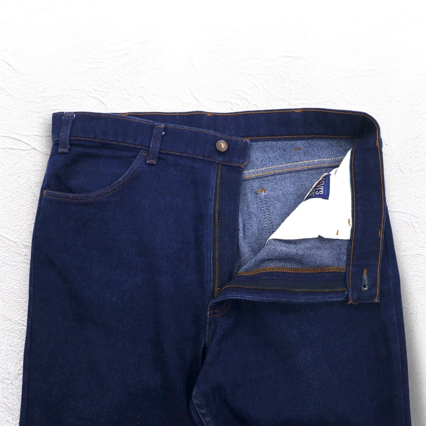 Levi's 90年代 USA製 ACTION JEANS ストレッチ デニムパンツ L インディゴ ブルー ジッパーフライ 黒タブ 40547-2317