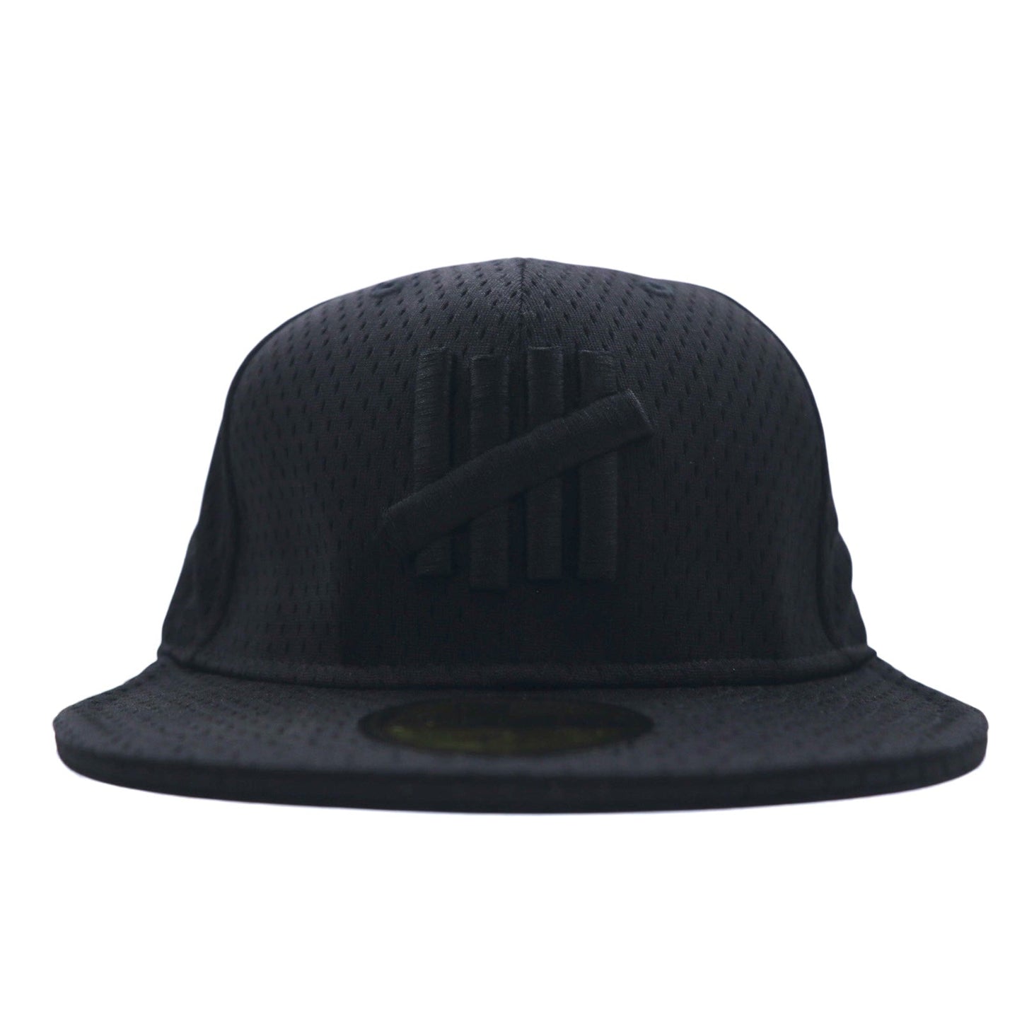 UNDEFEATED ×  NEWERA ベースボールキャップ 59.6cm ブラック メッシュ ポリエステル ロゴ刺繍