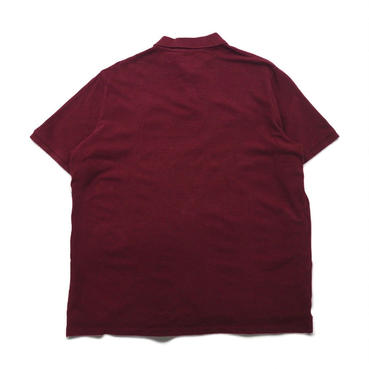 POLO RALPH LAUREN クラシックフィット ポロシャツ 2XL ボルドー コットン 鹿の子 スモールポニー刺繍