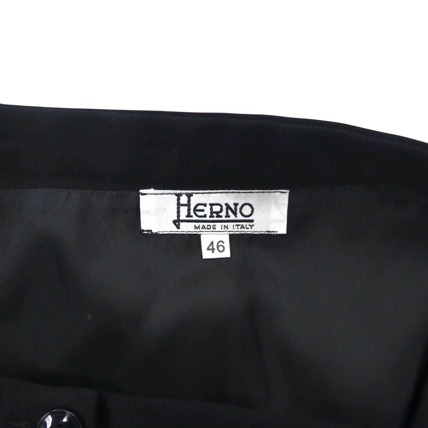 HERNO イタリア製 タイトスカート L ブラック ウール