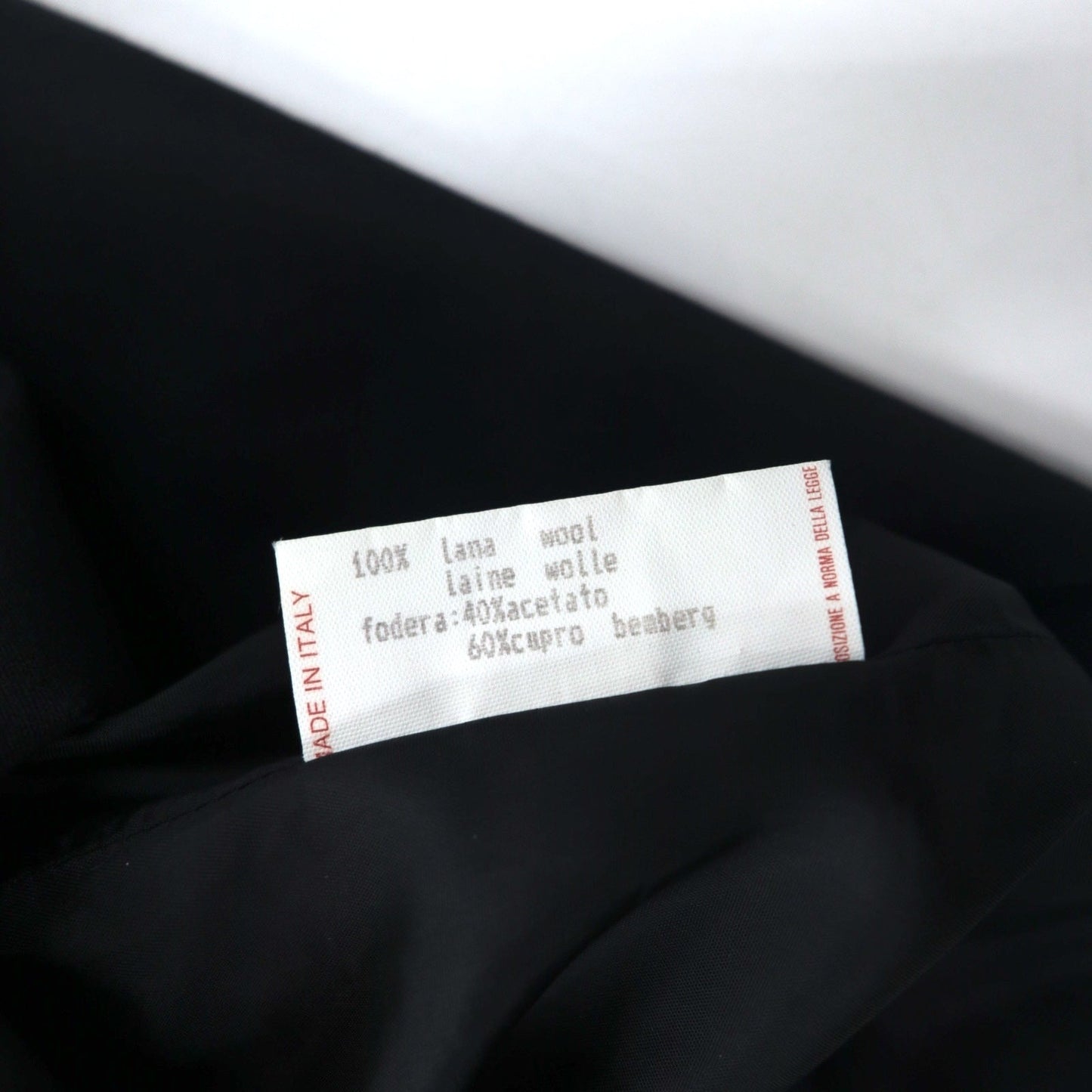 HERNO イタリア製 タイトスカート L ブラック ウール