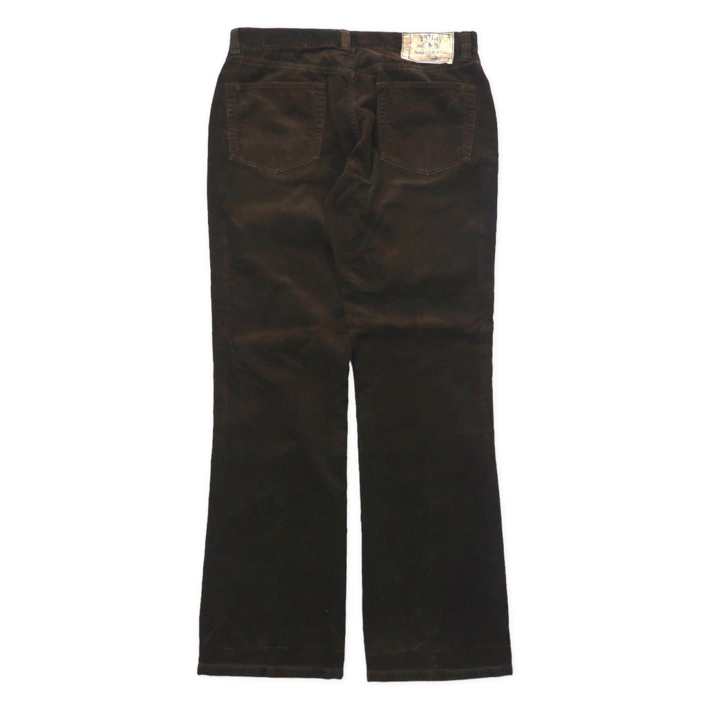 POLO RALPH LAUREN コーデュロイパンツ 35 ブラウン コットン ジッパーフライ