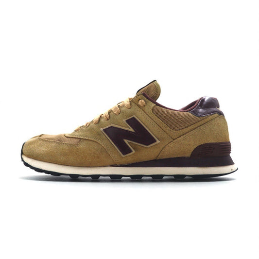 new balance 574 スエード スニーカー 29cm ベージュ メッシュ ML574VCI