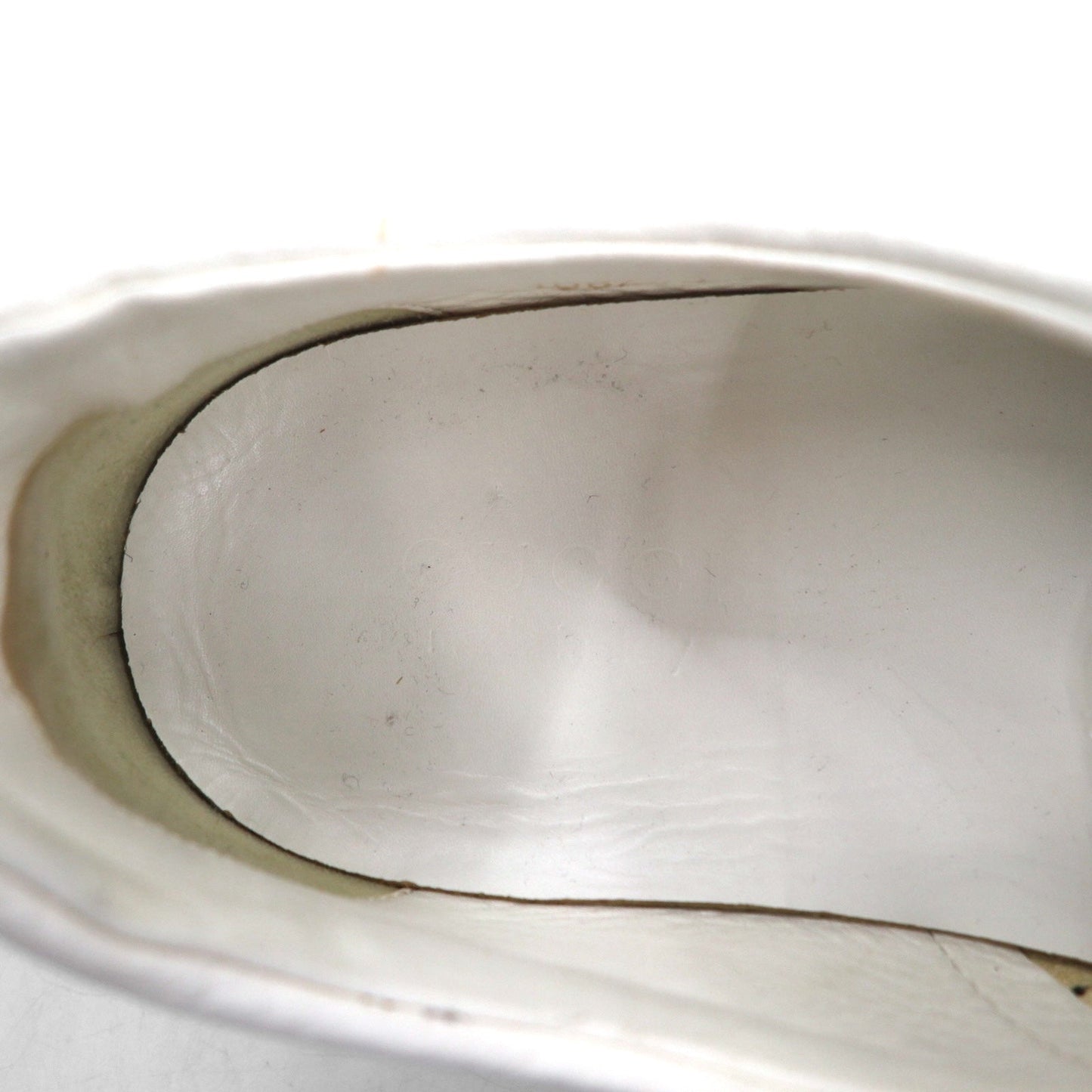 GUCCI イタリア製 シェリーライン ドライビングシューズ スリッポン スニーカー 28cm ホワイト レザー 108445