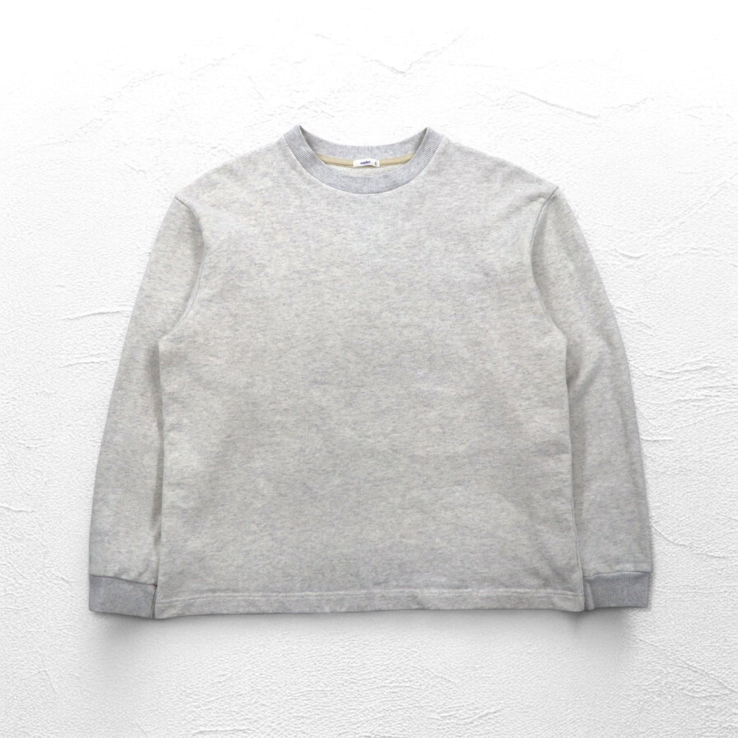 maillot アメリカン ドライ クルーネック スウェット American Dry Sweat Crew Neck Trainer M グレー コットン 日本製