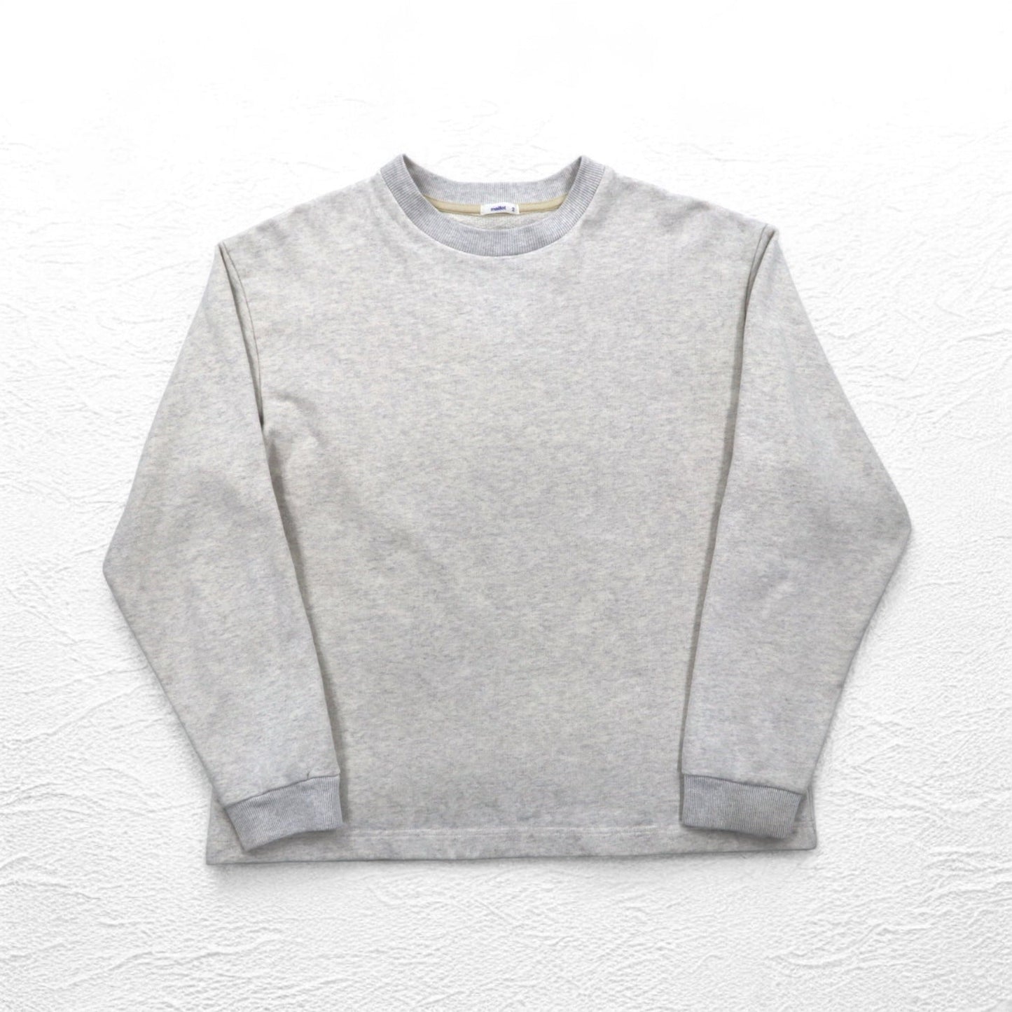 maillot アメリカン ドライ クルーネック スウェット American Dry Sweat Crew Neck Trainer M グレー コットン 日本製