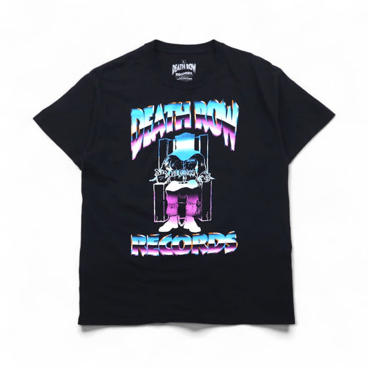 DEATH ROW RECORDS ヒップホップ レーベル Tシャツ L ブラック コットン RIPPLE JUNCTION