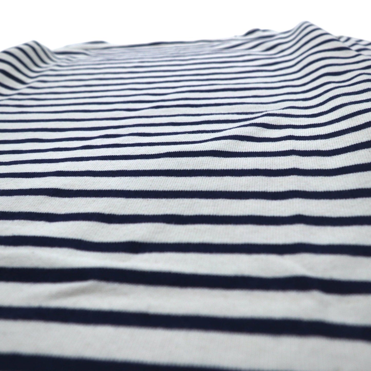 SAINT JAMES L'ATELIER フランス製 バスクシャツ ボートネック L ホワイト ネイビー ボーダー