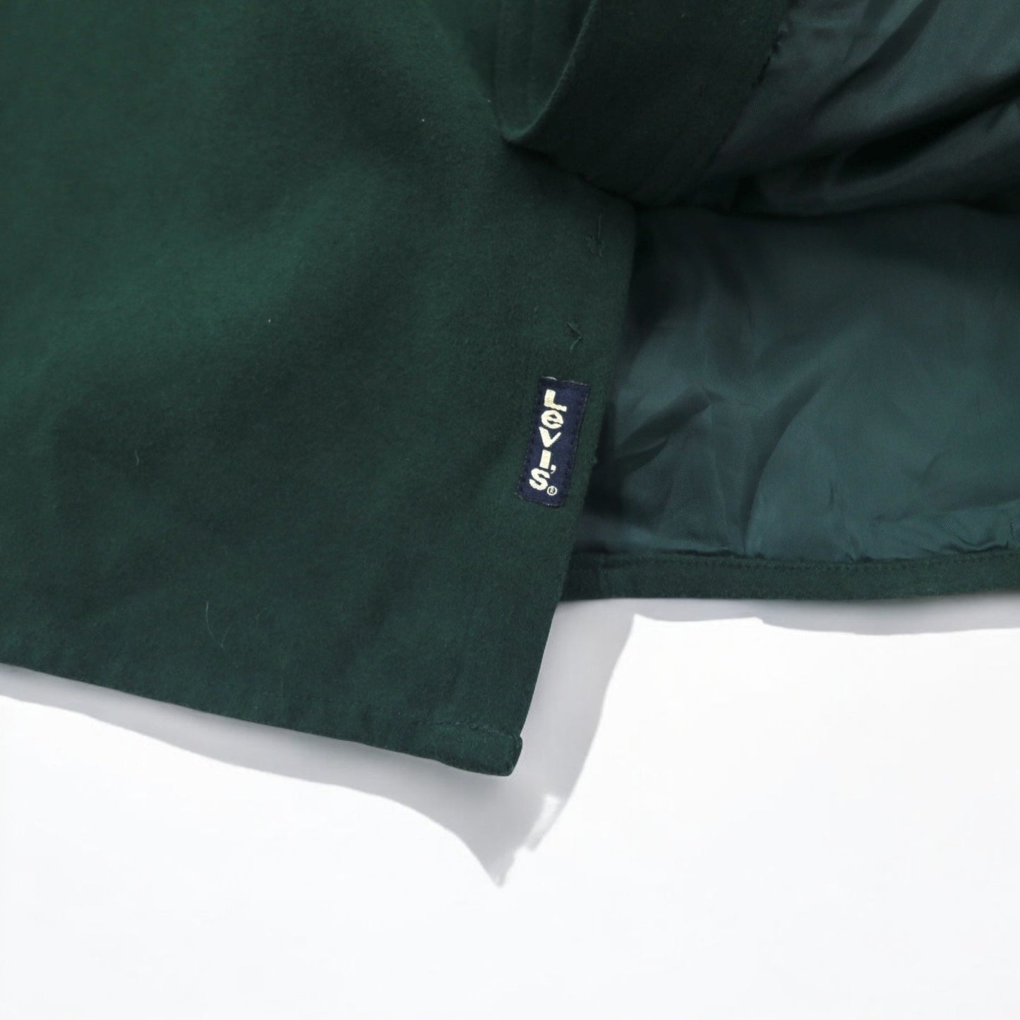 Levi's モールスキン ワークシャツ ジャケット L モスグリーン コットン