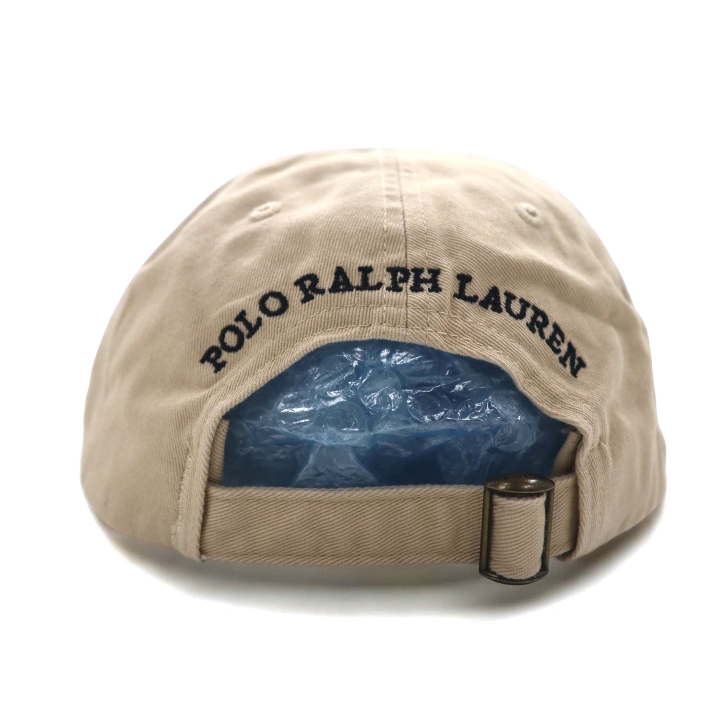 POLO RALPH LAUREN ポロベア ベースボールキャップ ONE ベージュ コットン ロゴ刺繍 710548524004 BSR 未使用品