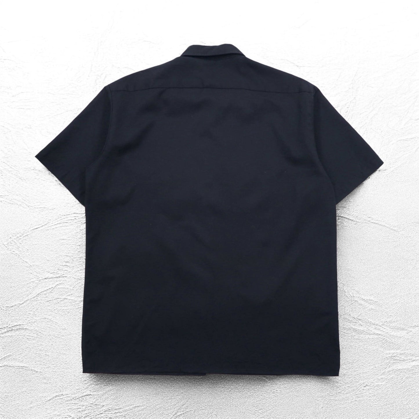 Dickies 半袖 ワークシャツ XL ブラック ポリエステル コットン 胸ポケット ビッグサイズ ホンジュラス戦