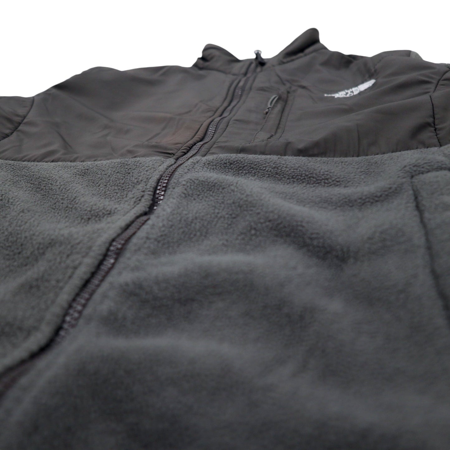 THE NORTH FACE デナリジャケット ナイロン切替フリースジャケット M グレー ポリエステルロゴ刺繍 DENALI JACKET 海外規格