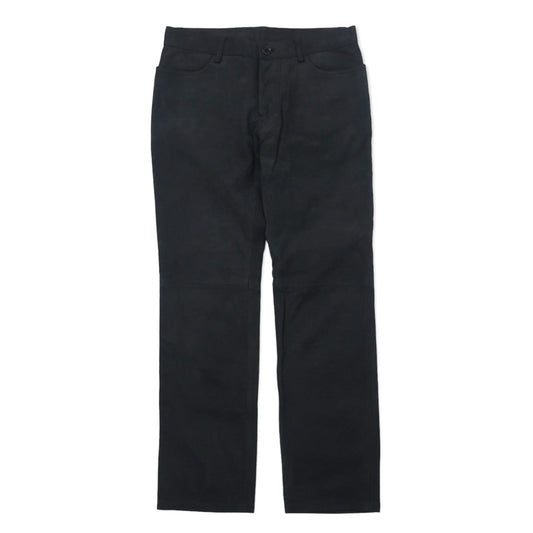 adam et rope ヌバックレザーパンツ 42 ブラック