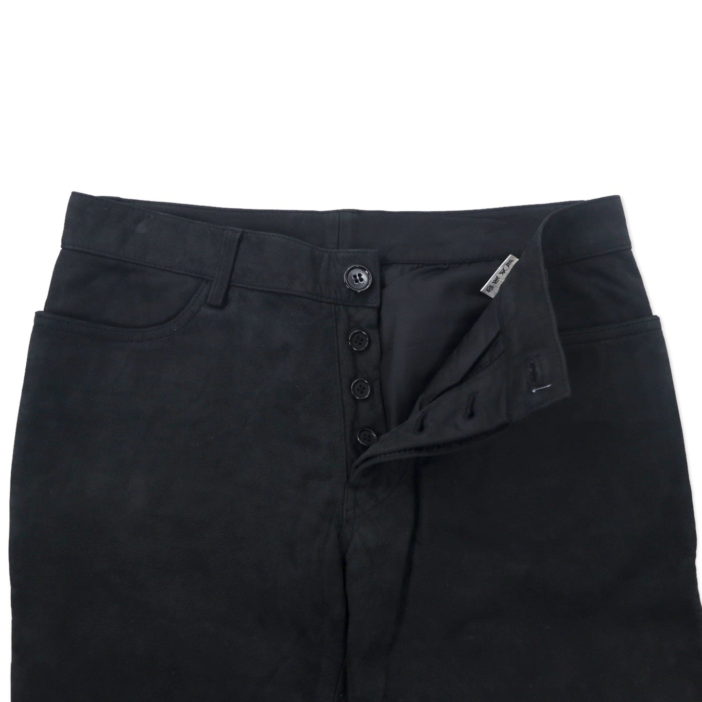adam et rope ヌバックレザーパンツ 42 ブラック