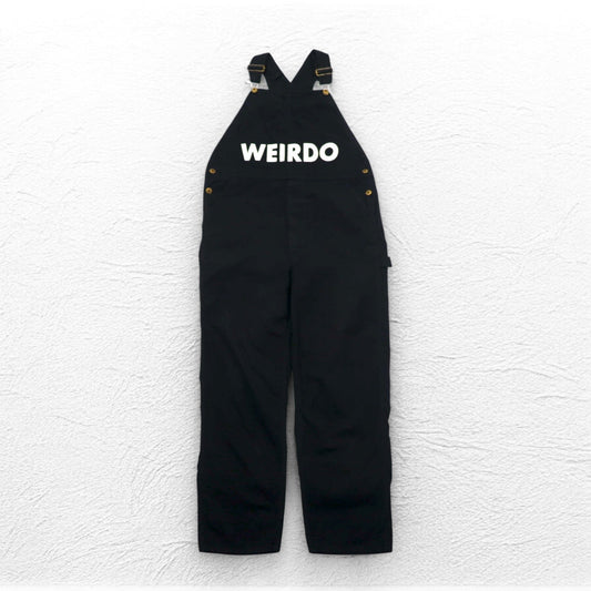 WEIRDO オーバーオール M ブラック WOLF BAIT-OVERALL コットン GROWN-UP WRD-19-SS-25 日本製