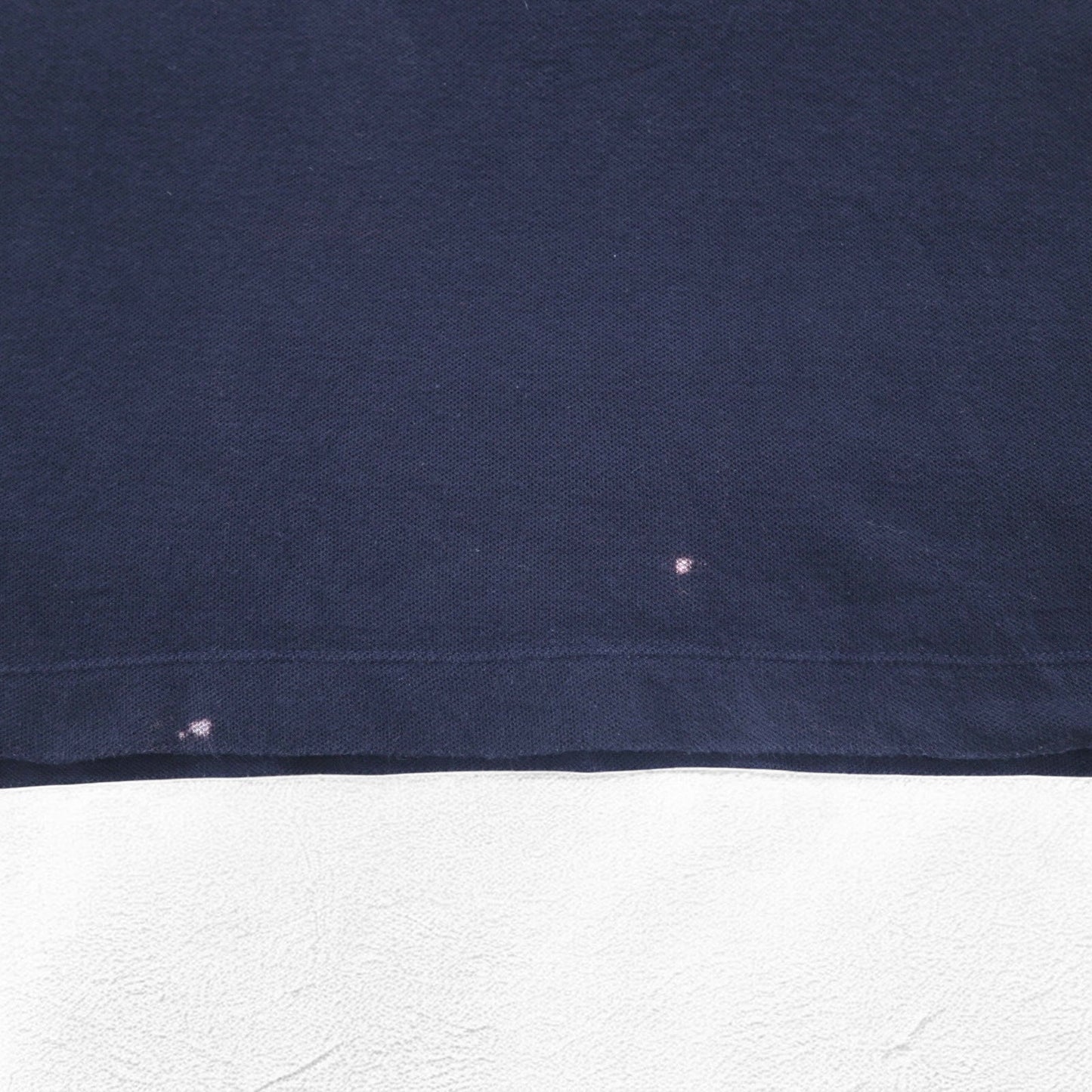 NAUTICA ポロシャツ XL ネイビー コットン 鹿の子 ワンポイントロゴ刺繍