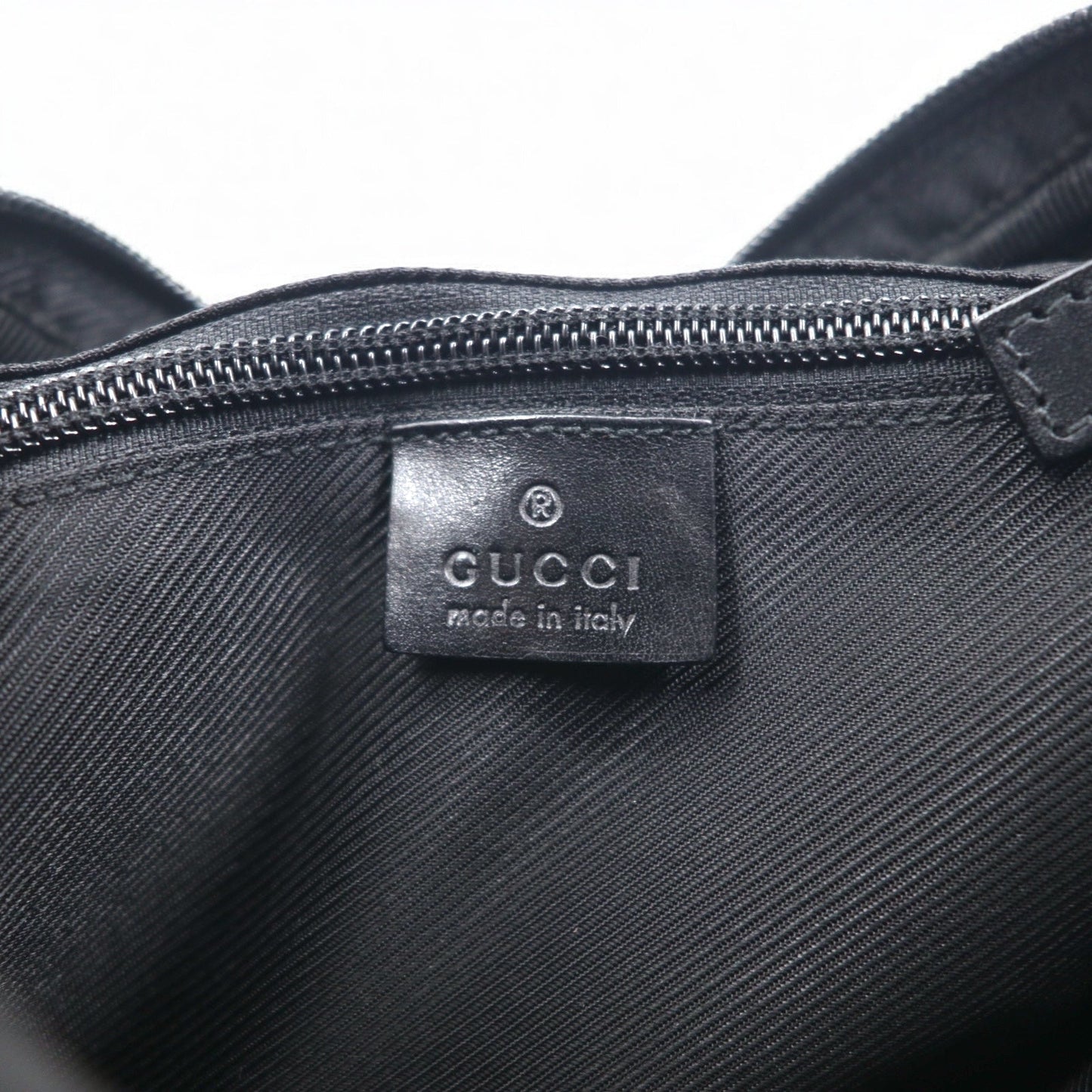 GUCCI イタリア製 GGキャンバス ショルダーバッグ ブラック 92551 002122