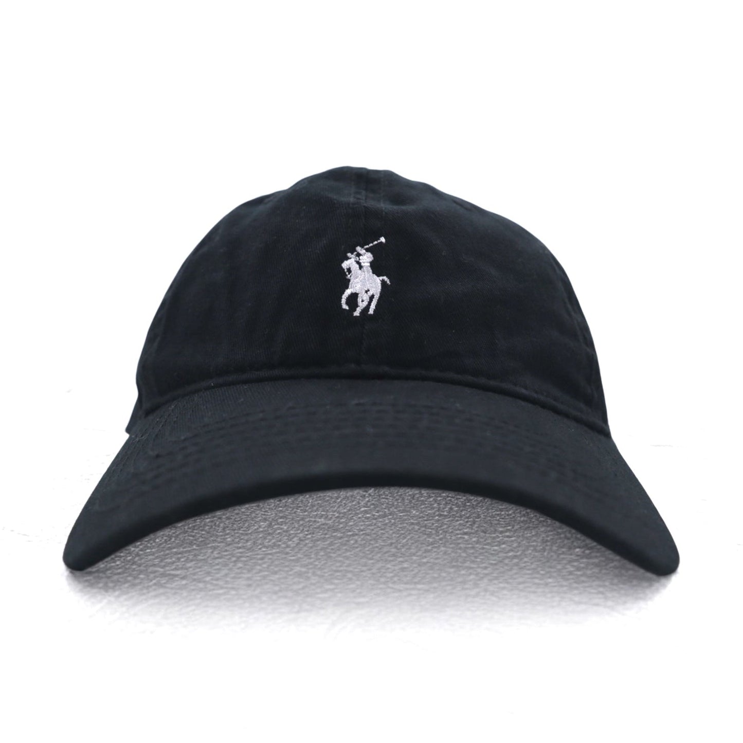 Polo by Ralph Lauren 6パネルキャップ FREE ベルト ブラック コットン スモールポニー刺繍