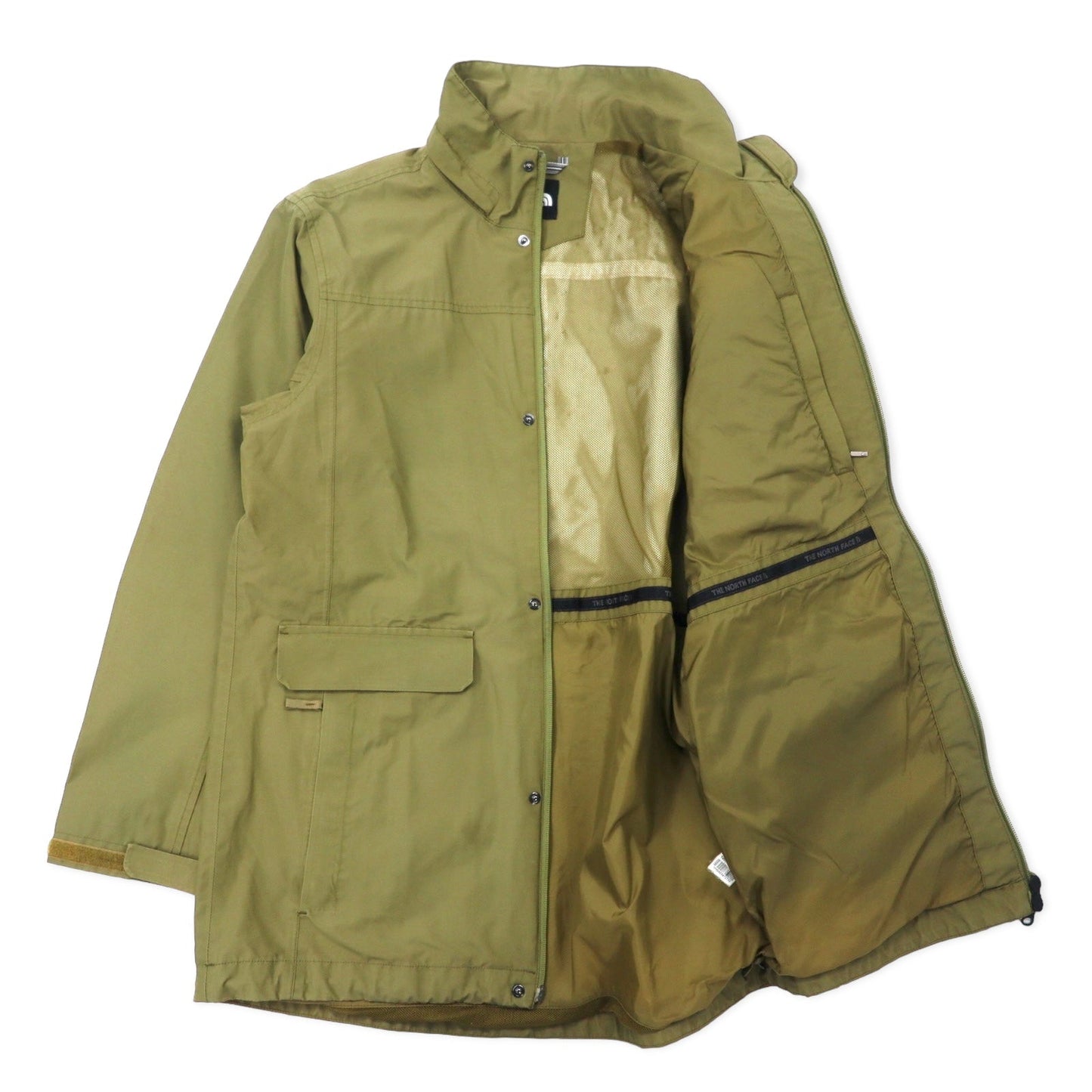 THE NORTH FACE マウンテンジャケット L カーキ ナイロン HYVENT 防水
