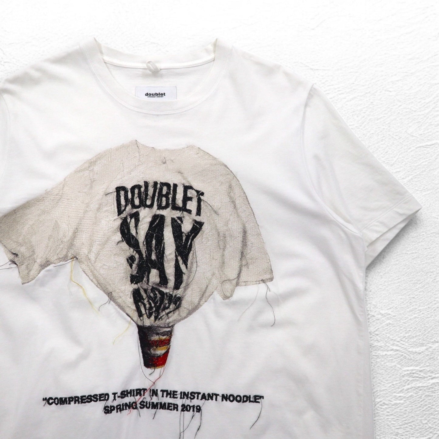 DOUBLET × DOVER STREET MARKET Tシャツ HISTORY T-SHIRT M ホワイト コットン
