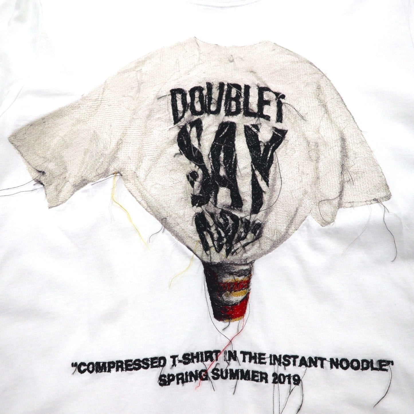 DOUBLET × DOVER STREET MARKET Tシャツ HISTORY T-SHIRT M ホワイト コットン