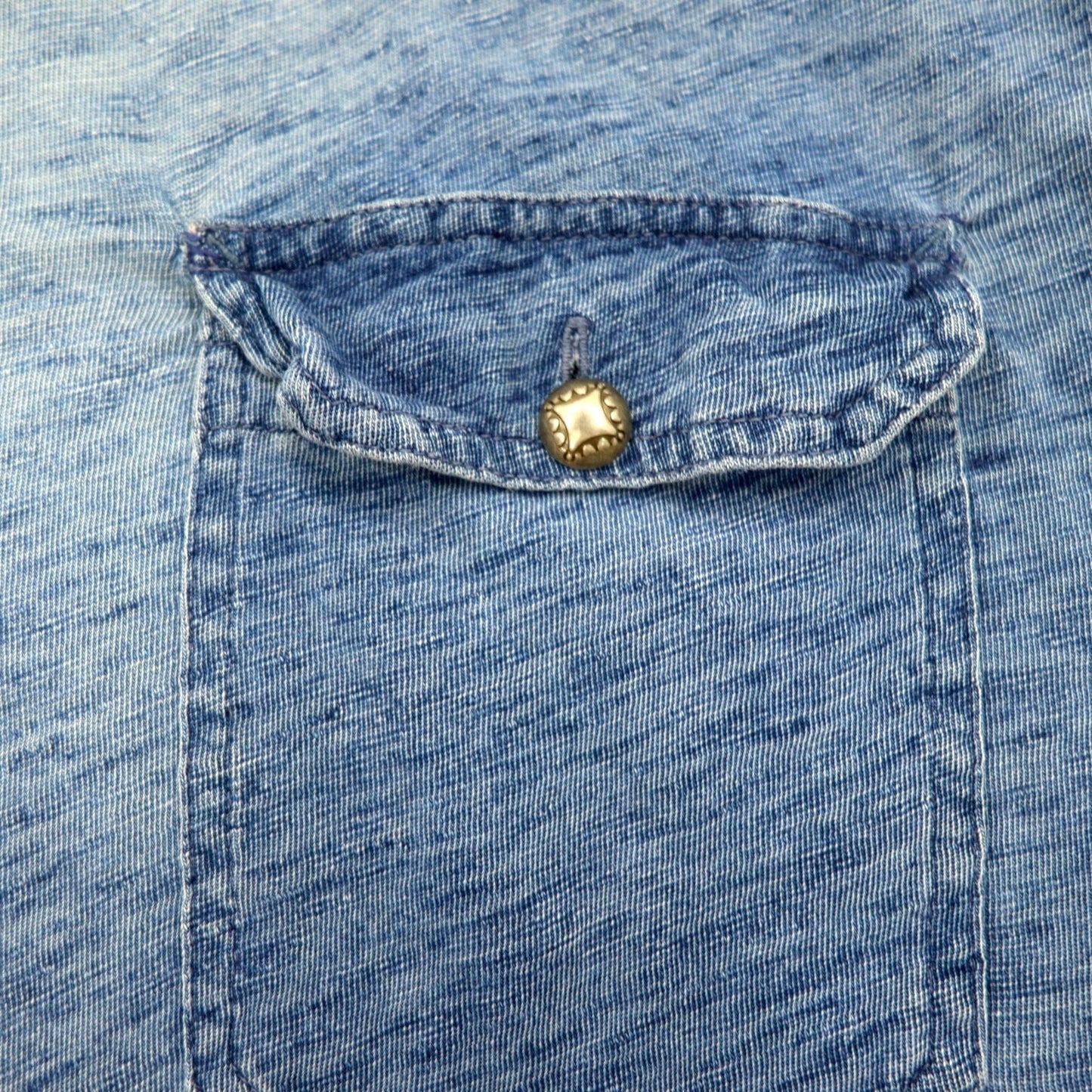 Polo by Ralph Lauren インディゴ ポロシャツ 2XLT ブルー 胸ポケット コンチョボタン