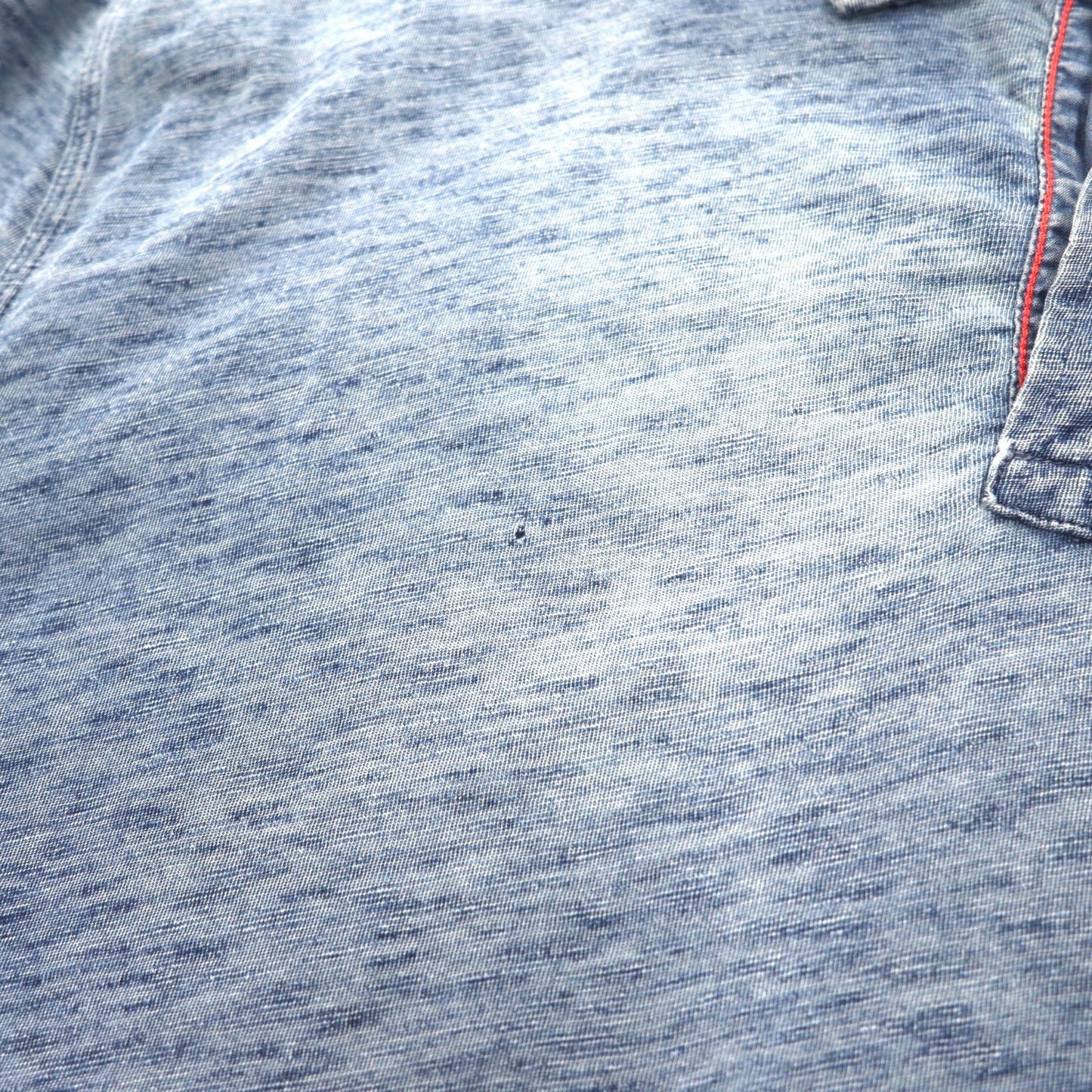 Polo by Ralph Lauren インディゴ ポロシャツ 2XLT ブルー 胸ポケット コンチョボタン