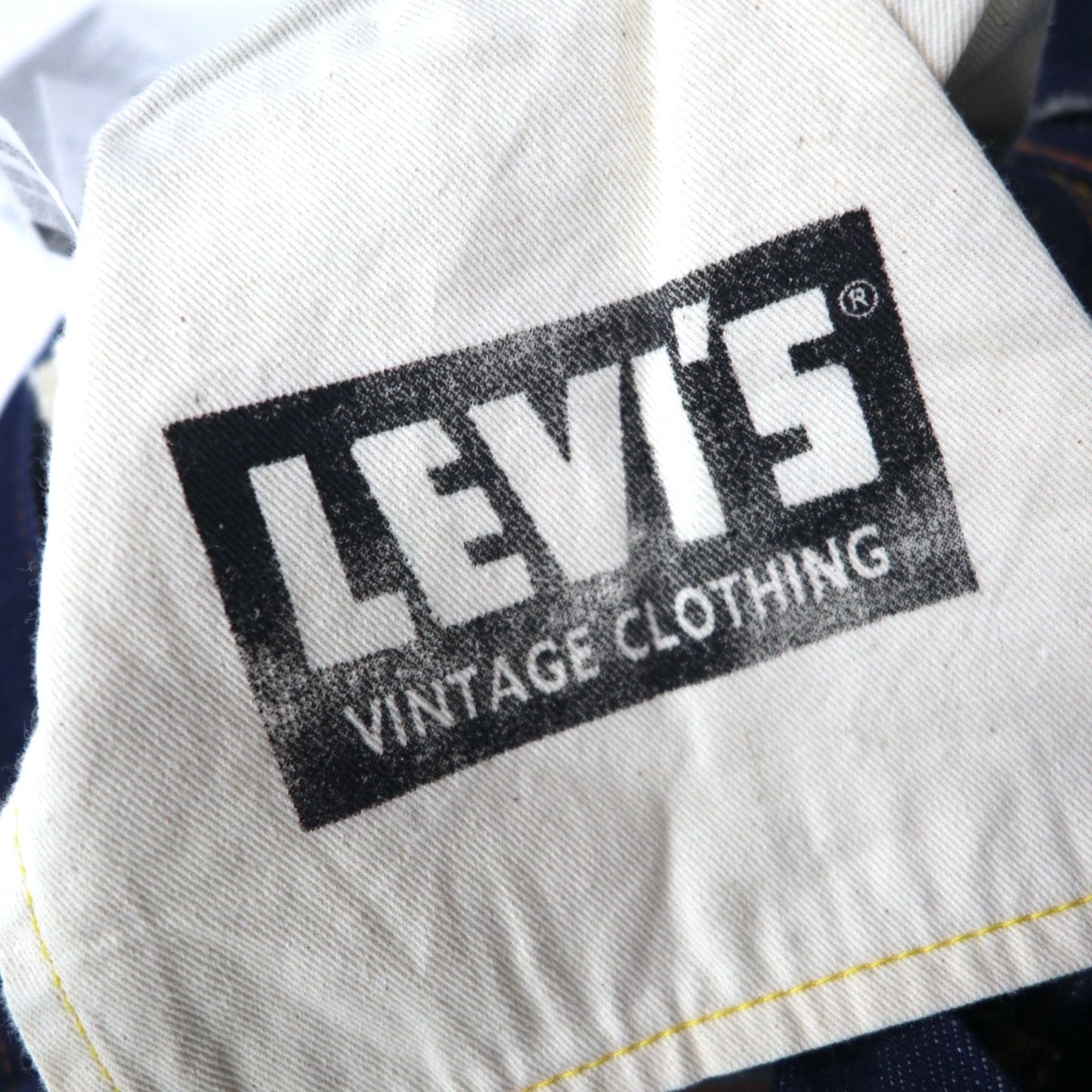 LEVI'S VINTAGE CLOTHING ( LVC ) 701 1950年モデル セルビッジ デニムパンツ リジッド M インディゴ ブルー ビッグE 赤耳 42TALON 50701-0008