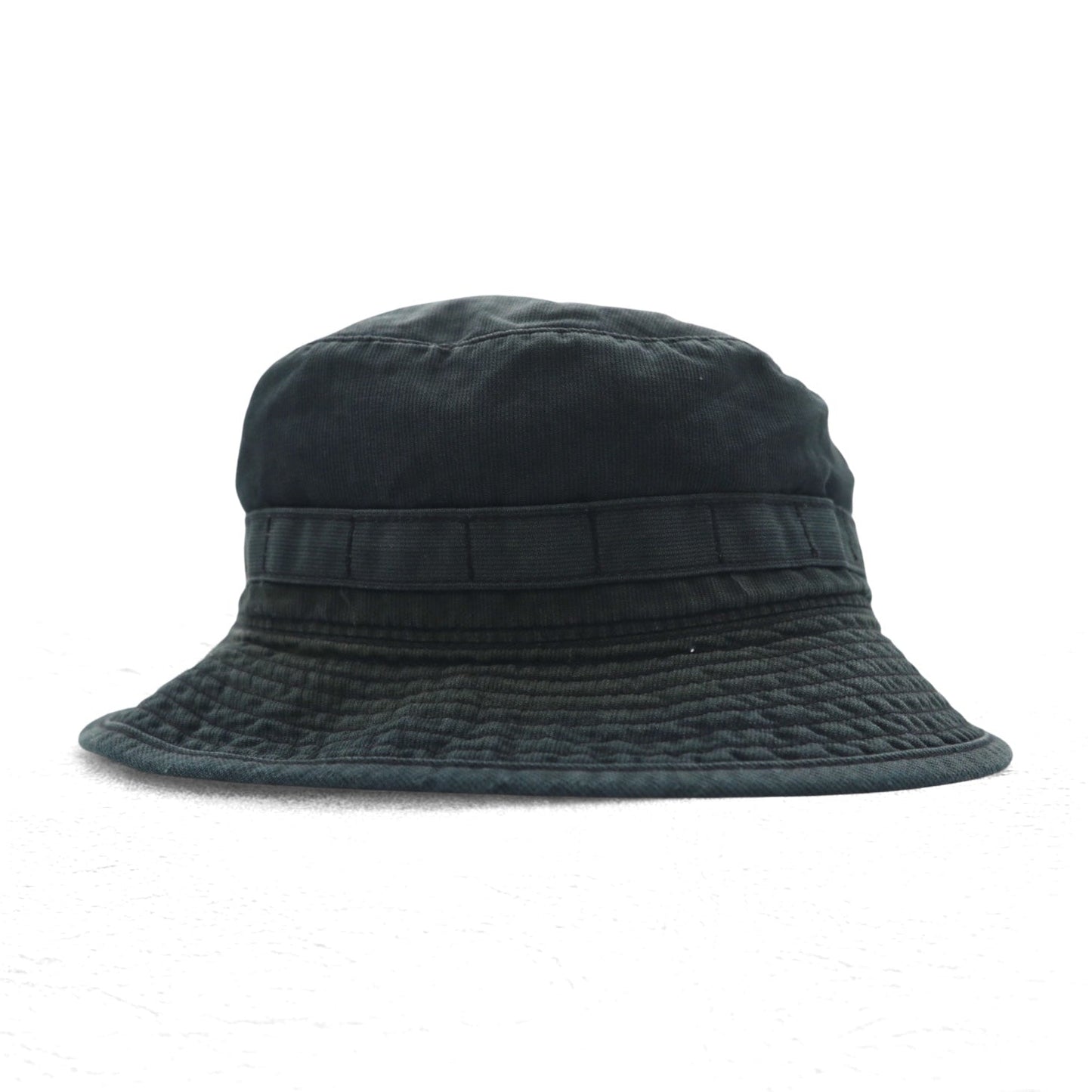 Polo by Ralph Lauren 90年代 バケットハット サファリハット L/XL ブラック コットン フェード