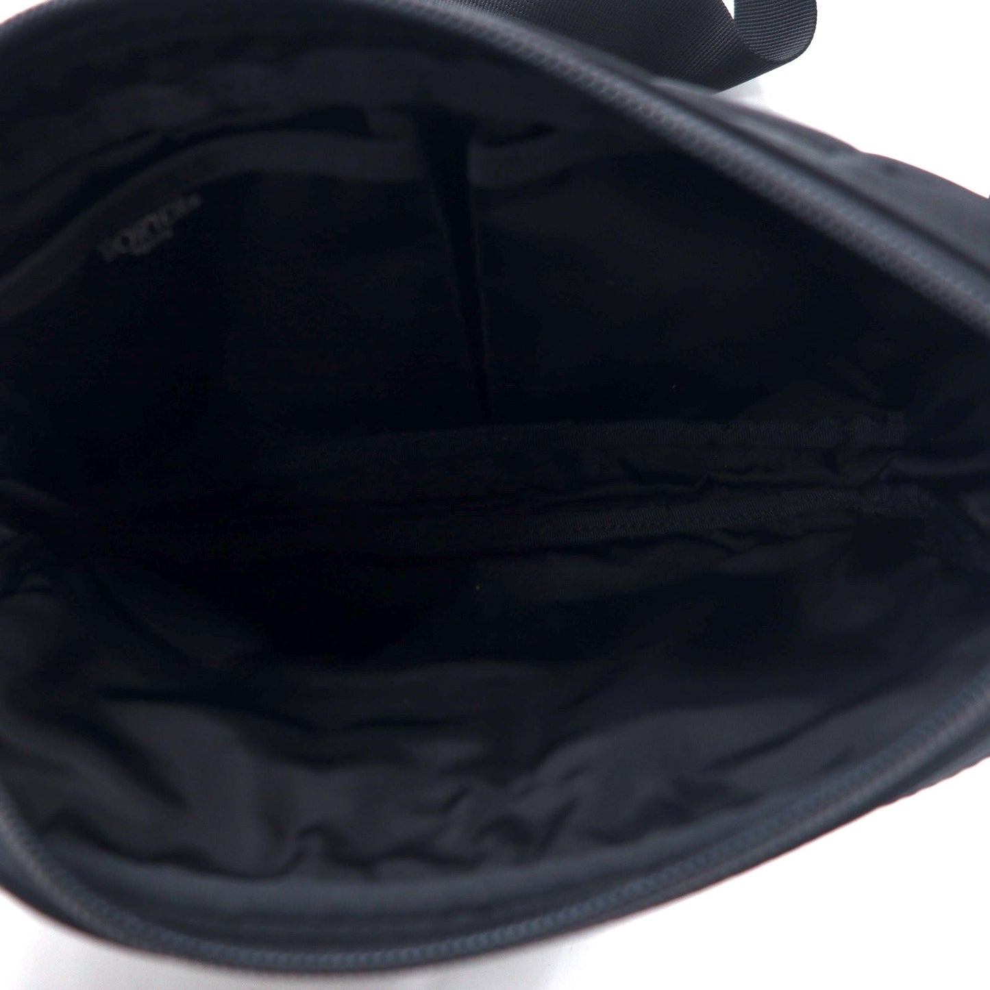 PORTER ブラックパターン ウエストバッグ ボディバッグ ブラック ナイロン ロゴ総柄 日本製