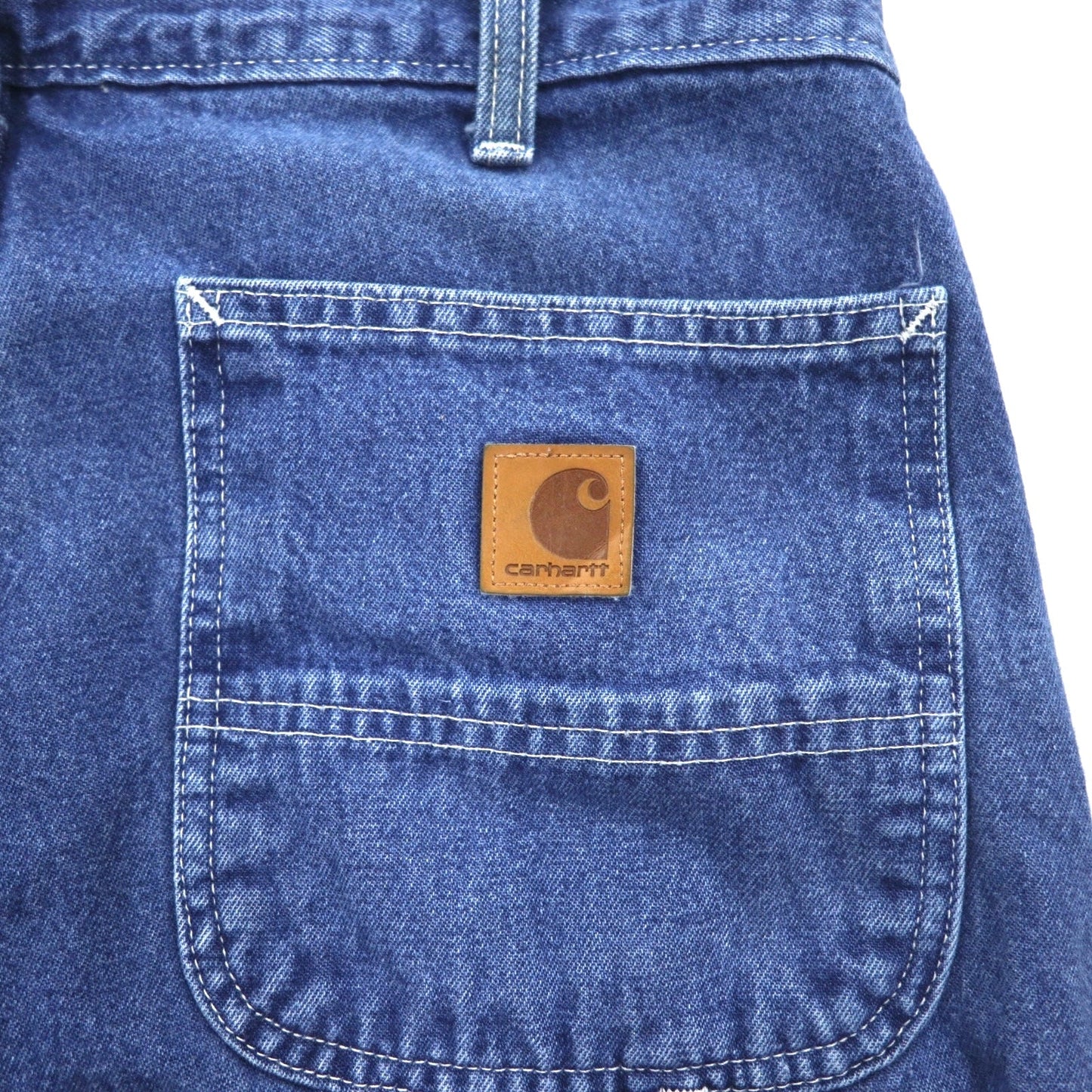 carhartt ワーク ダンガリー デニムパンツ ペインターパンツ L ブルー LOOSE FIT WORK DUNGAREE B13-DST ニカラグア製
