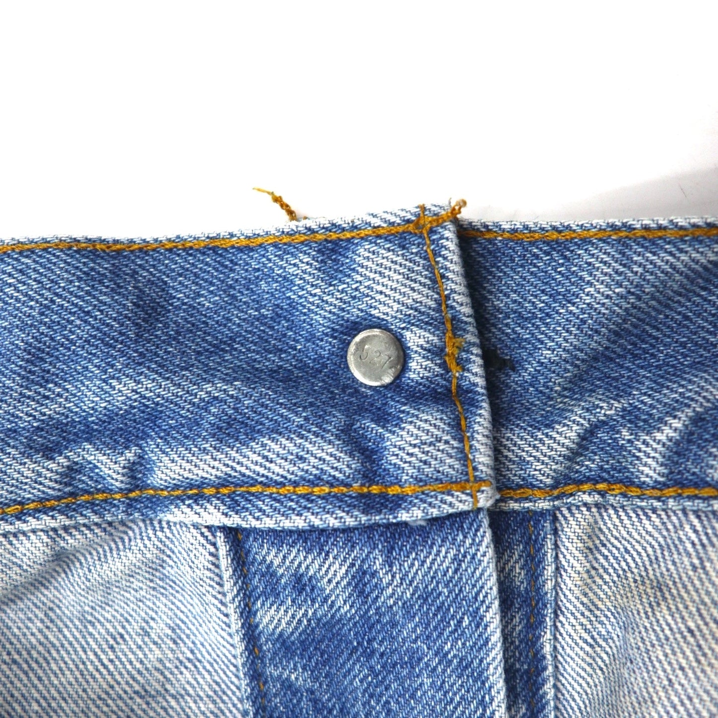 Levi's 80年代 USA製 デニムジャケット Gジャン XL ブルー コットン ボタン裏527 70506 0214