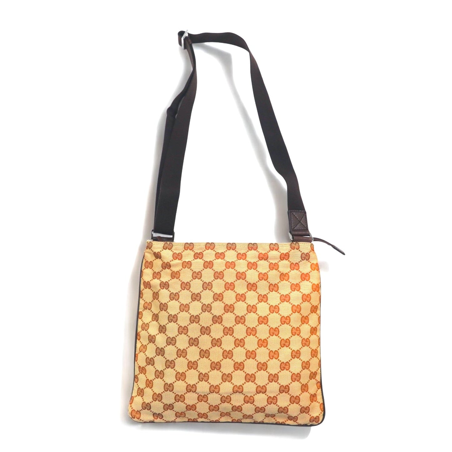 GUCCI イタリア製 GGキャンバス ショルダーバッグ ベージュ 132907 002214