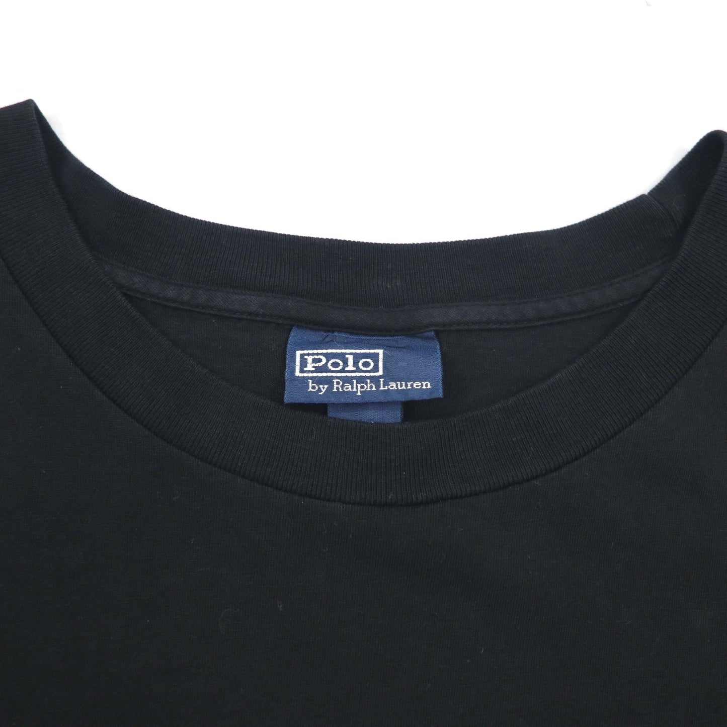 Polo by Ralph Lauren 90年代 ポケット Tシャツ ポケT 3XL TALL ブラック スモールポニー刺繍 ホンジュラス製