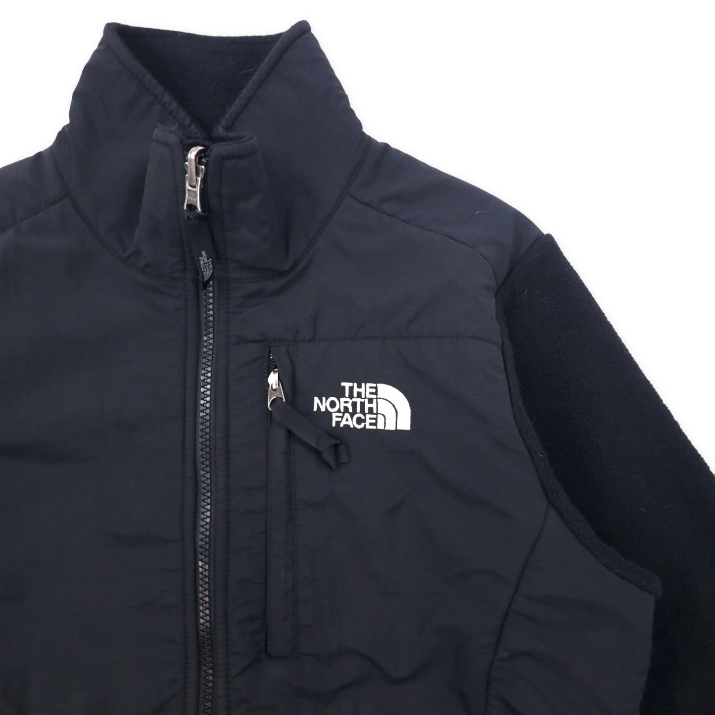 THE NORTH FACE デナリジャケット フリース XS ブラック POLARTEC ポリエステル ロゴ刺繍 エルサルバドル製