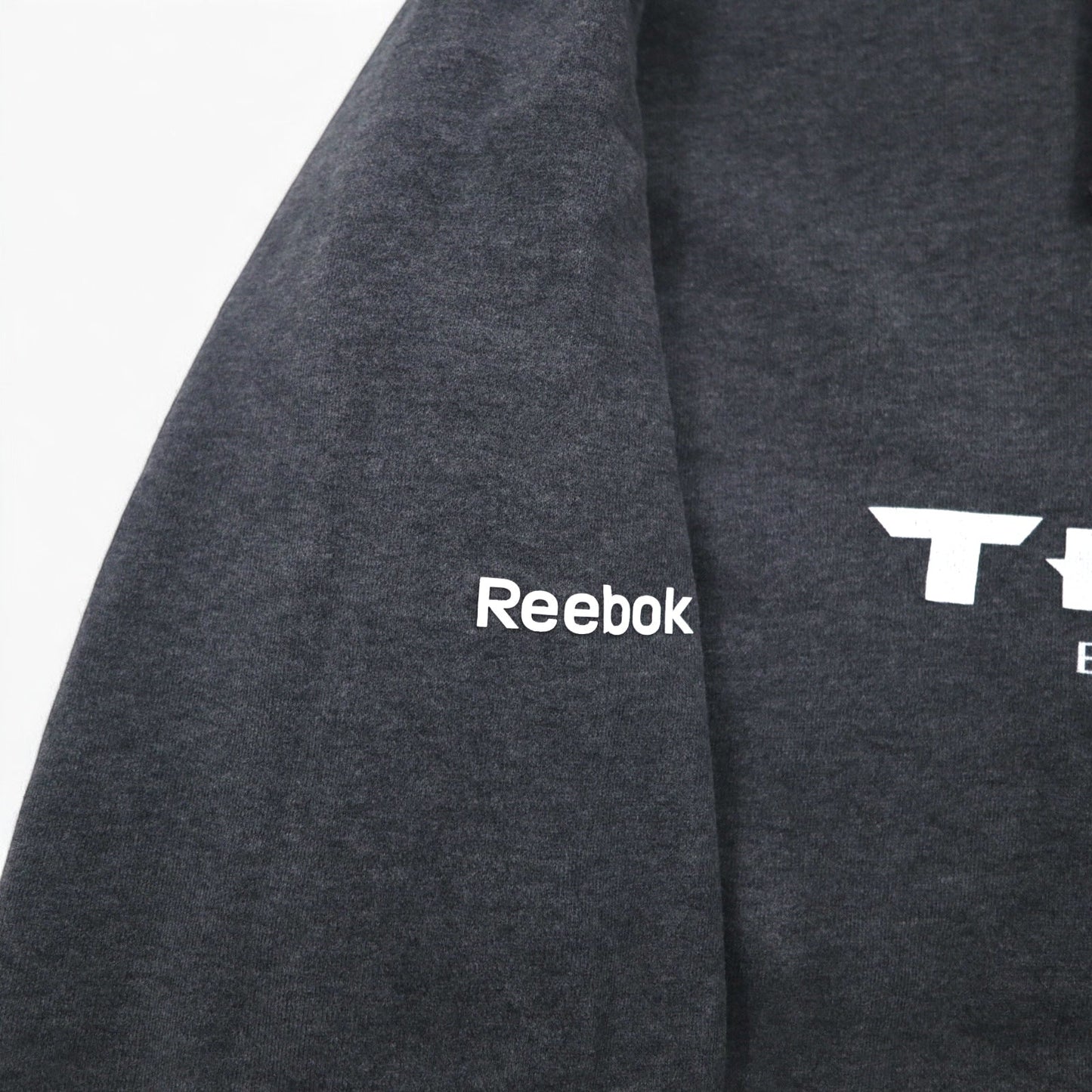 Reebok プルオーバー パーカー 2XL グレー 裏起毛 フロントポケット NFL Houston Texans ビッグサイズ