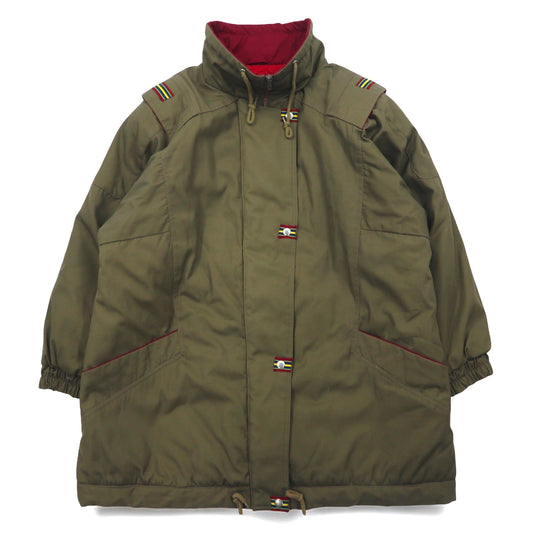 90s Military Insulation Coat  中綿 フィールドコート モッズコート FREE カーキ キルティングライナー MULBERRY STREET