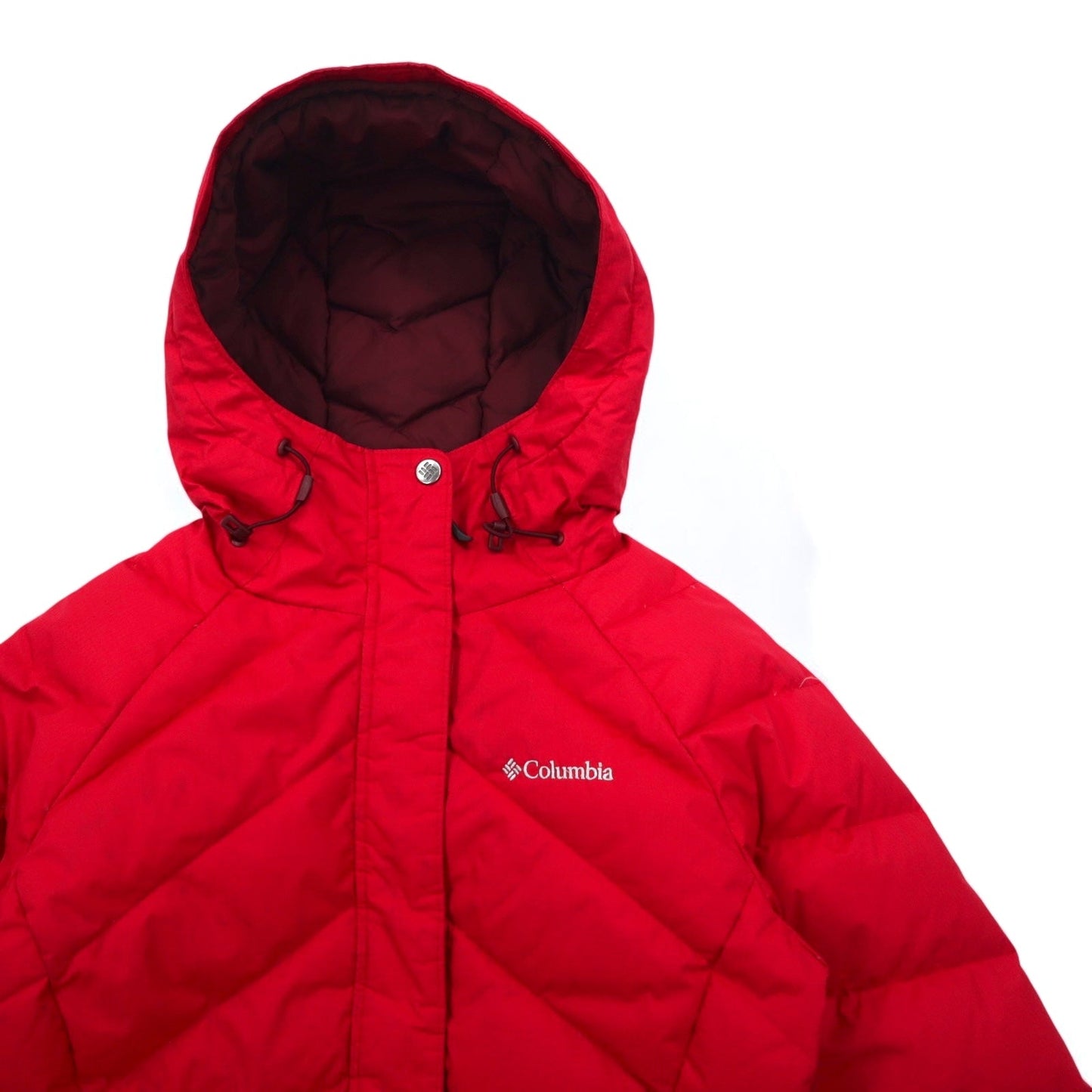 Columbia 550フィルパワー OMNI-HEAT オムニヒート ダウンコート S レッド WK0912
