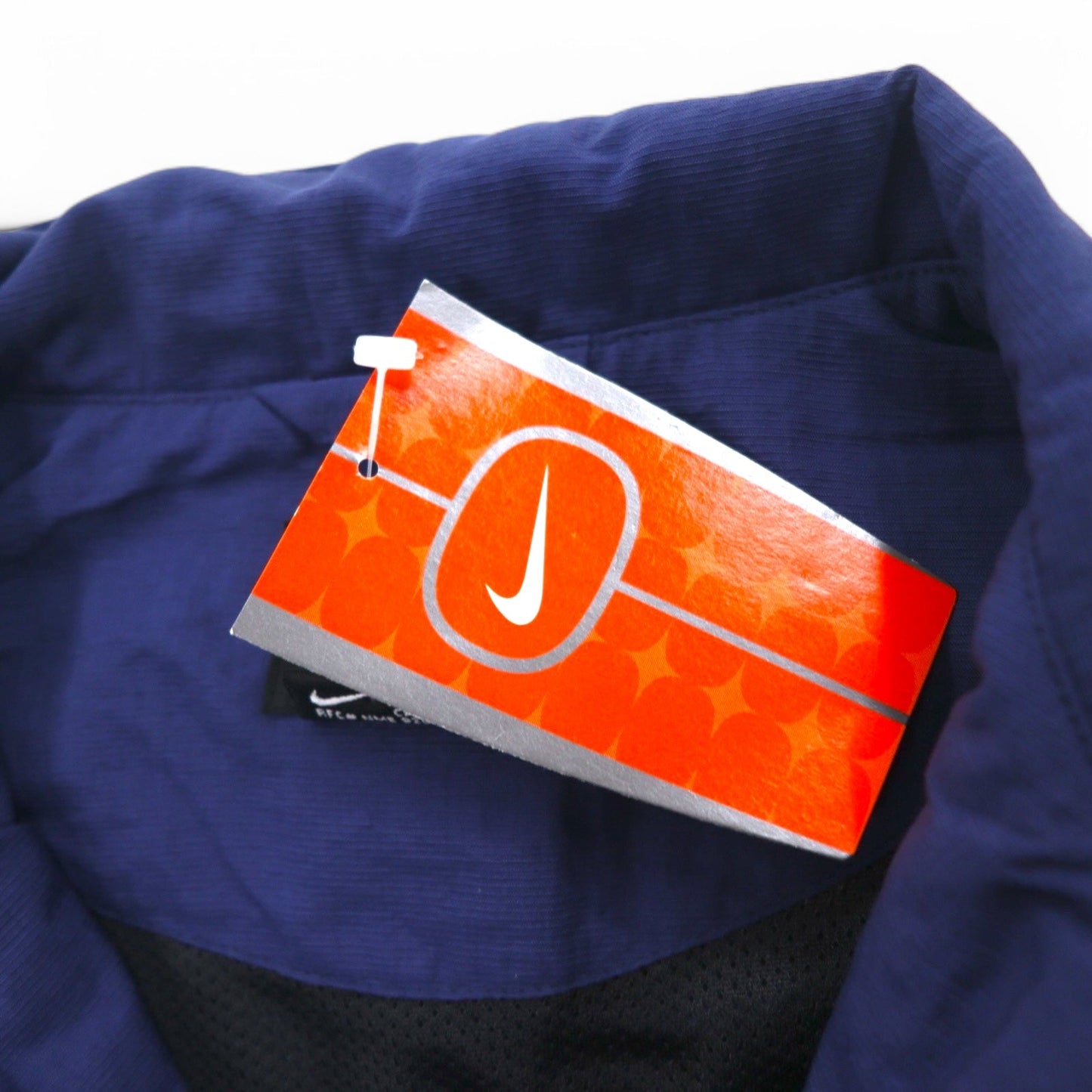 NIKE 90年代 ナイロンジャケット トラックジャケット ジャージ M ネイビー 黒タグ 未使用品
